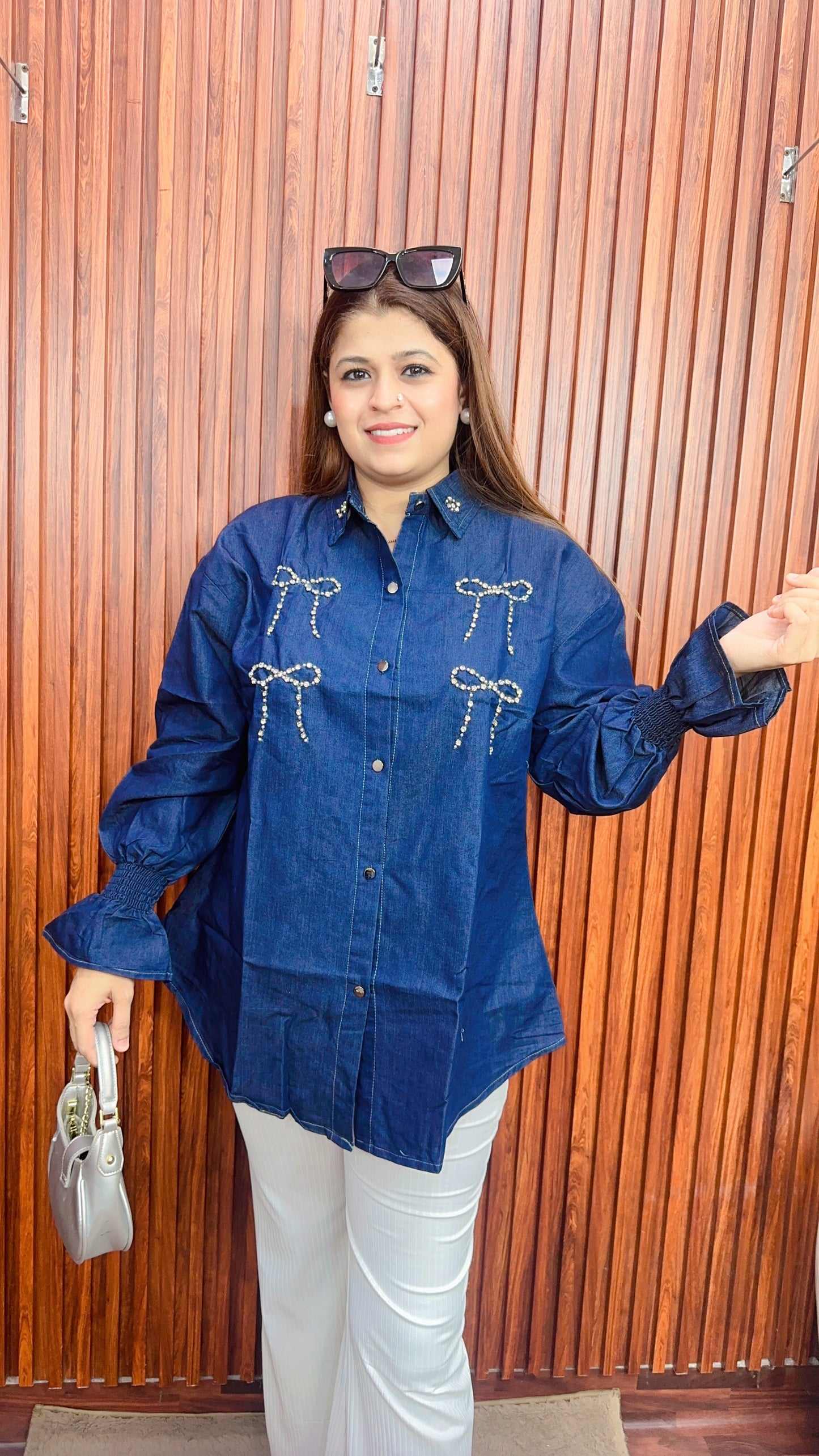 Diamond Denim Shirt