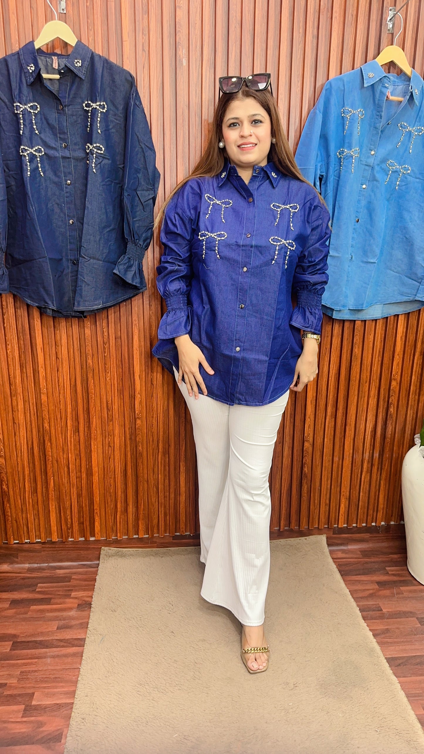 Diamond Denim Shirt