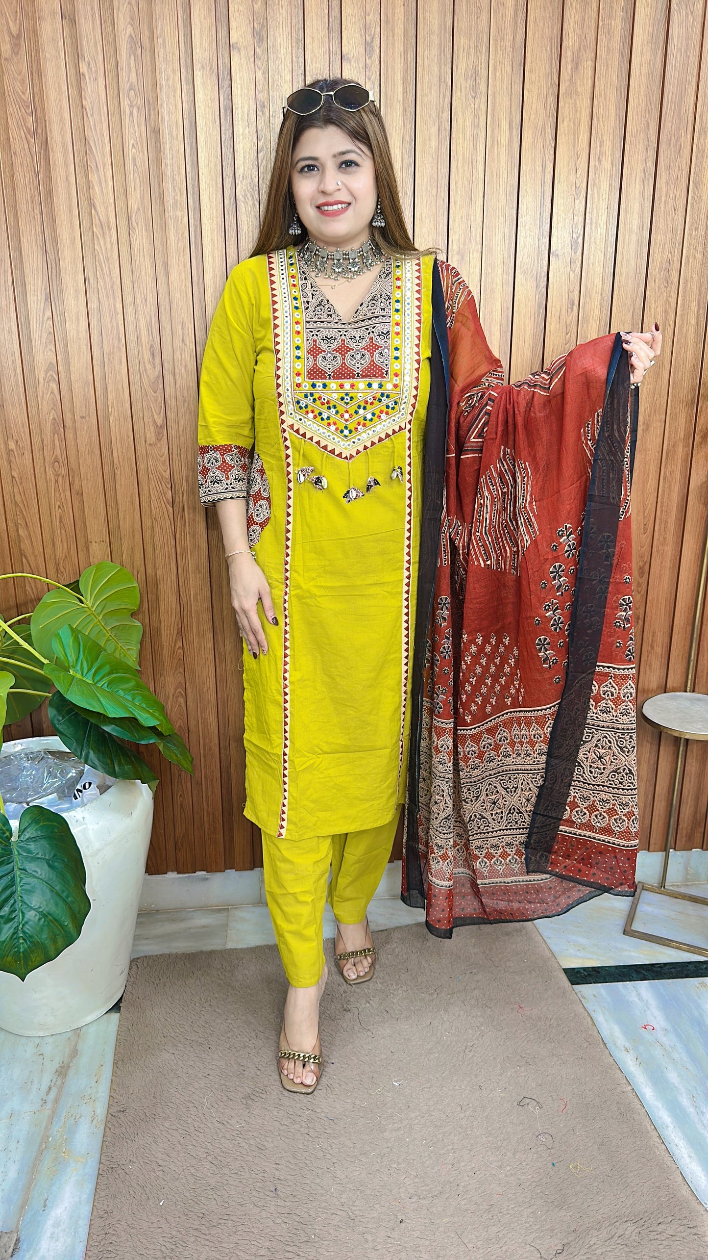 Dabu print Pure Cotton Suit