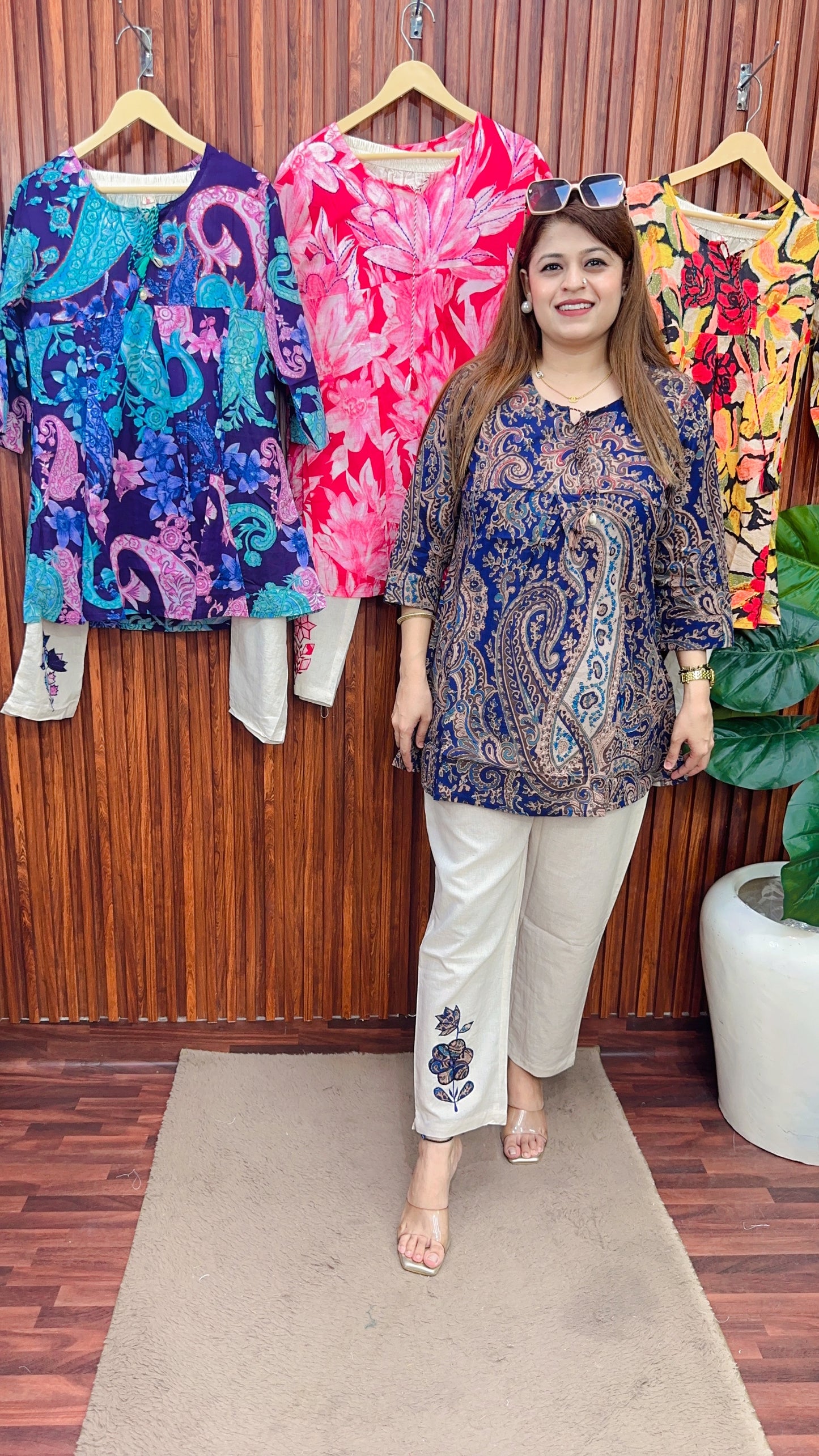 Premium mul cotton coord set