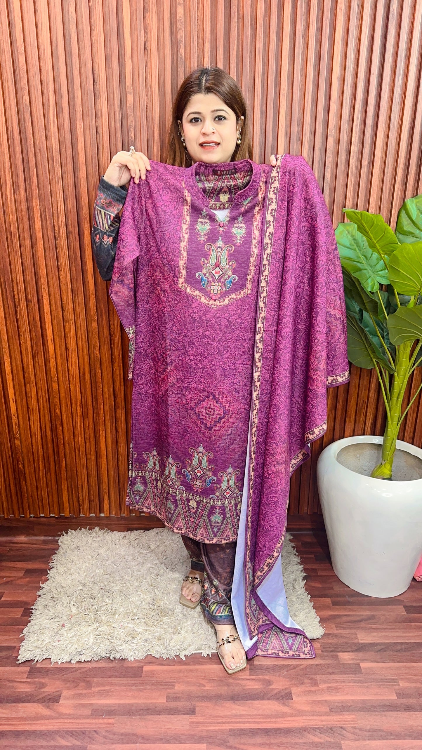Karachi Digital Woolen Suit Set