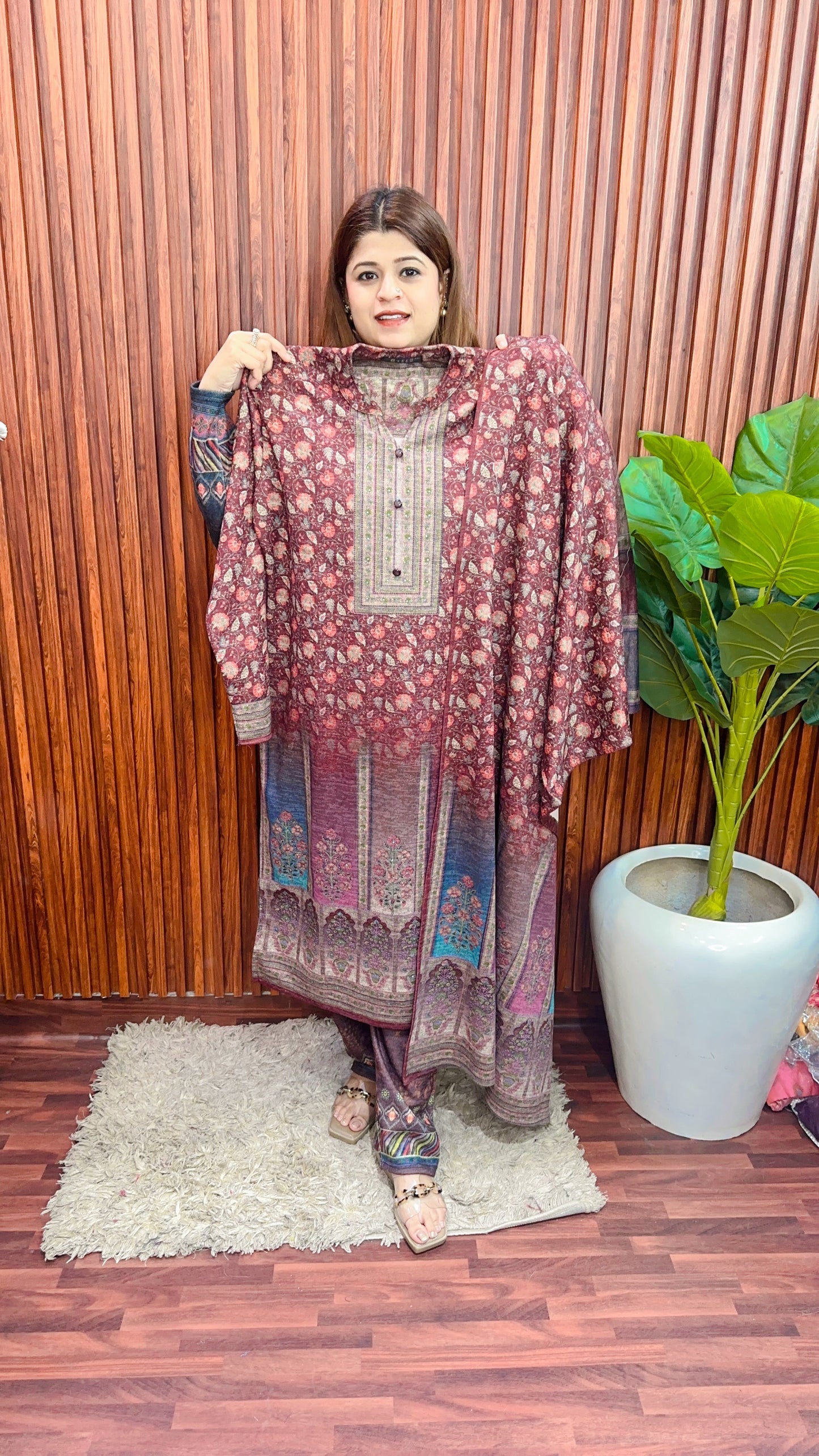 Karachi Digital Woolen Suit Set