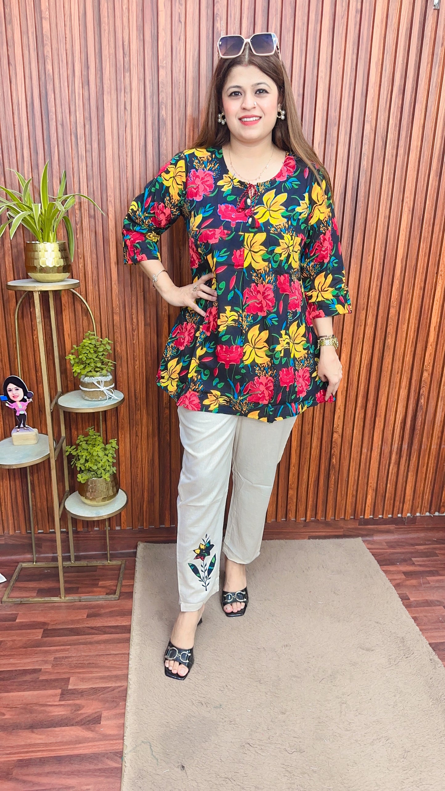 Premium mul cotton coord set