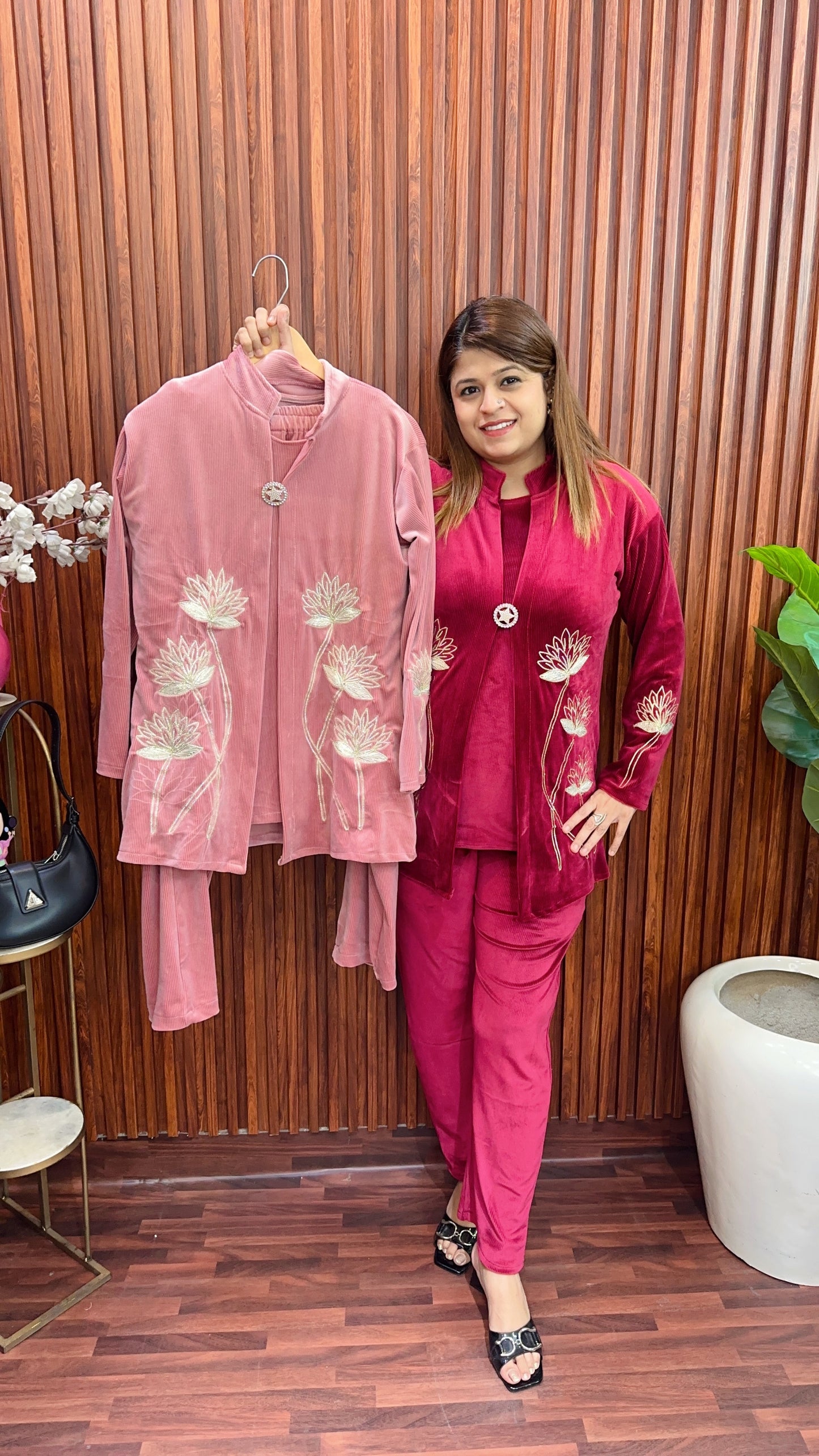 Cottrice Lotus Shrug Coord Set