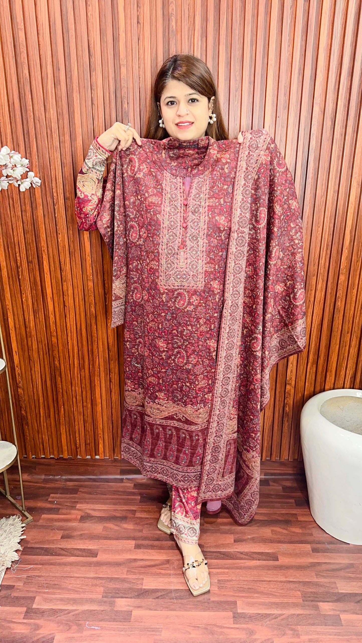 Karachi Digital Woolen Suit Set