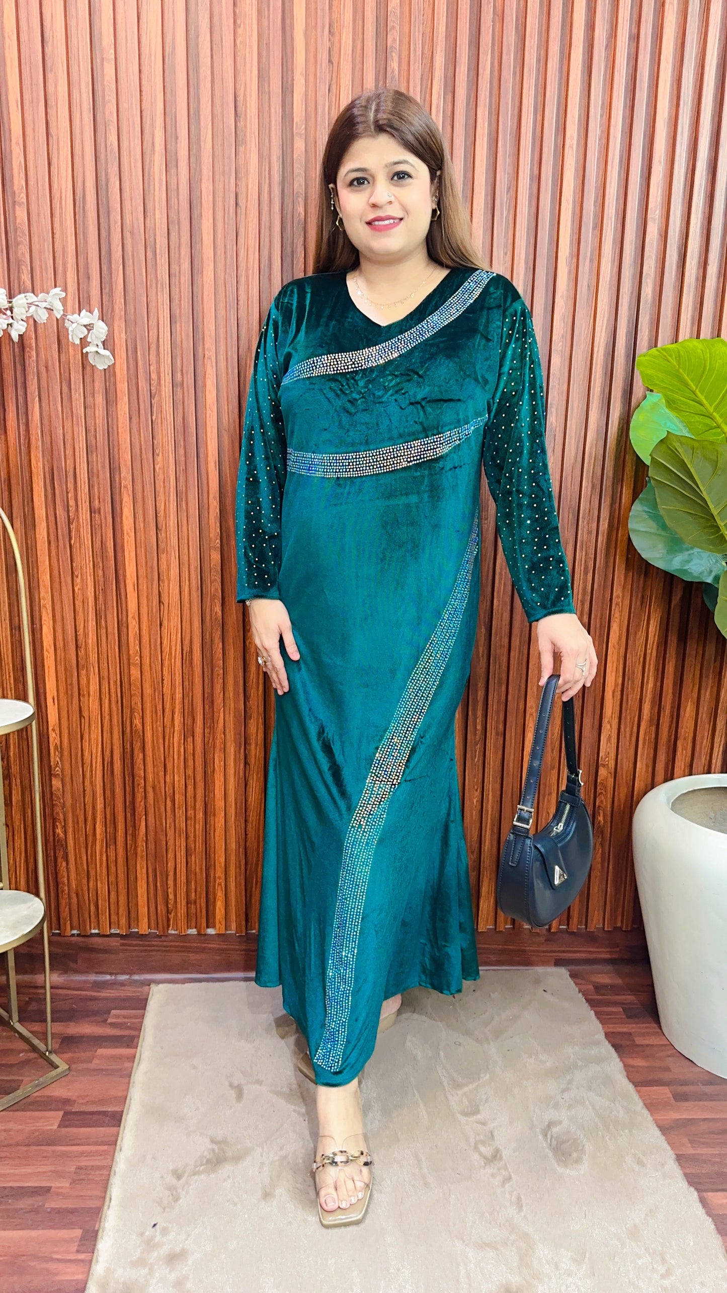 Zebra Servoski velvet dress