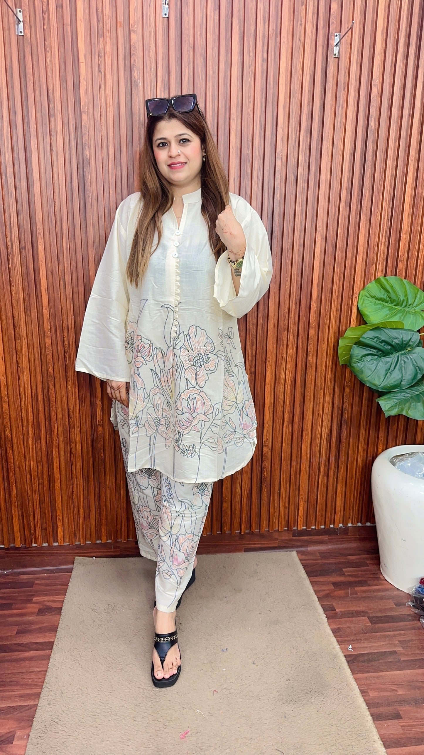 Floral cotton Coord set