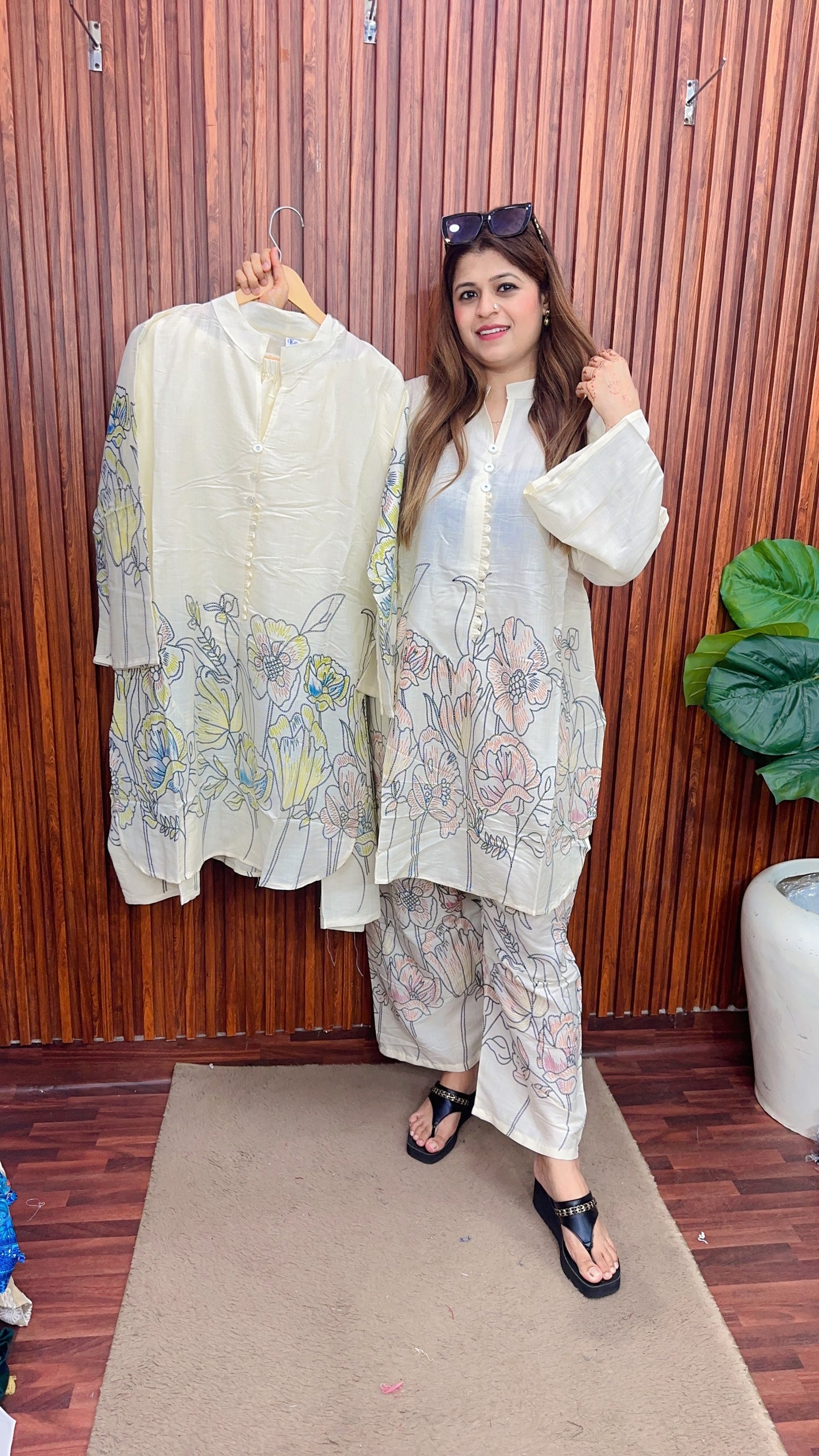 Floral cotton Coord set