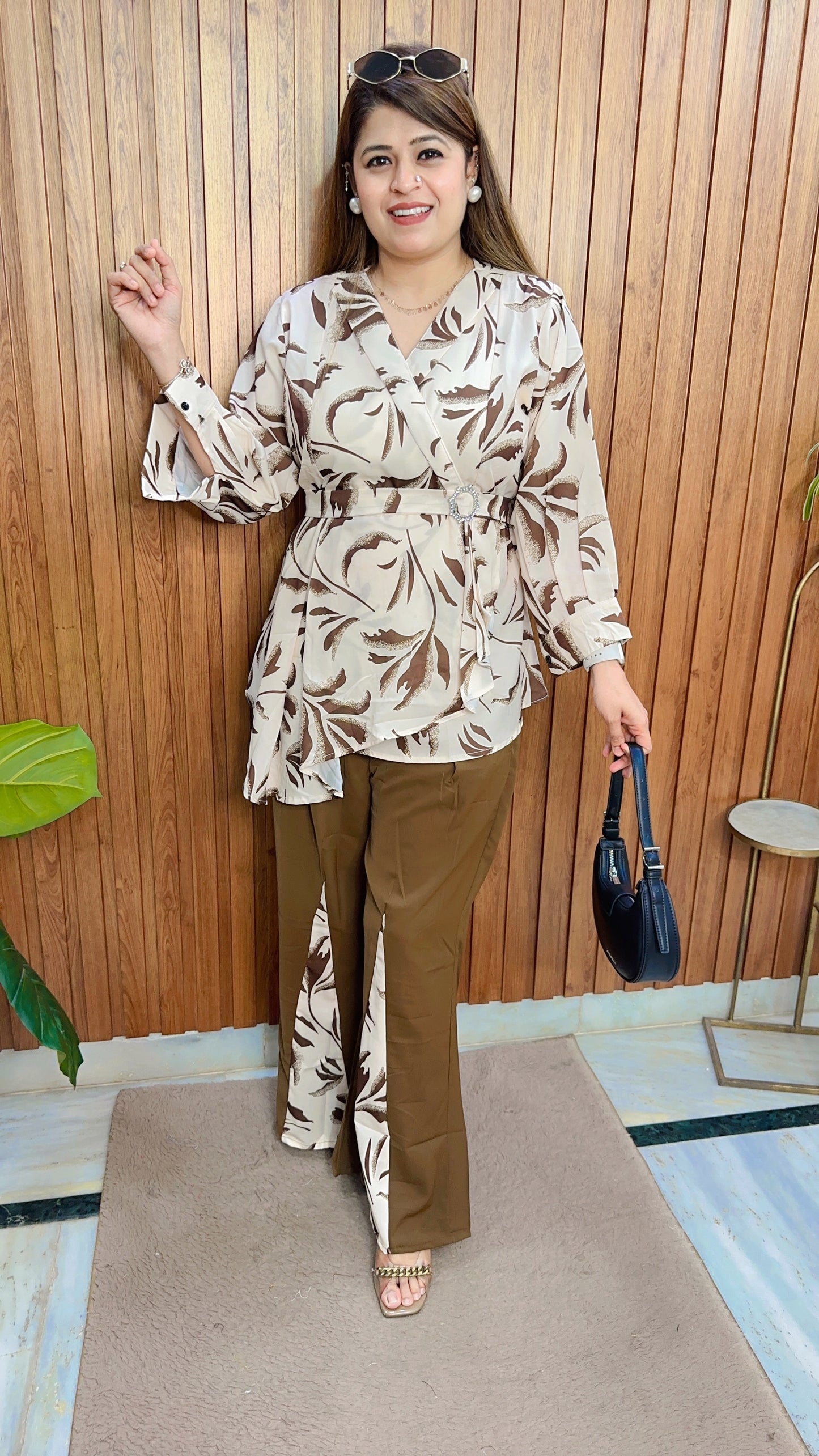 Misha Floral Two Piece Coord set