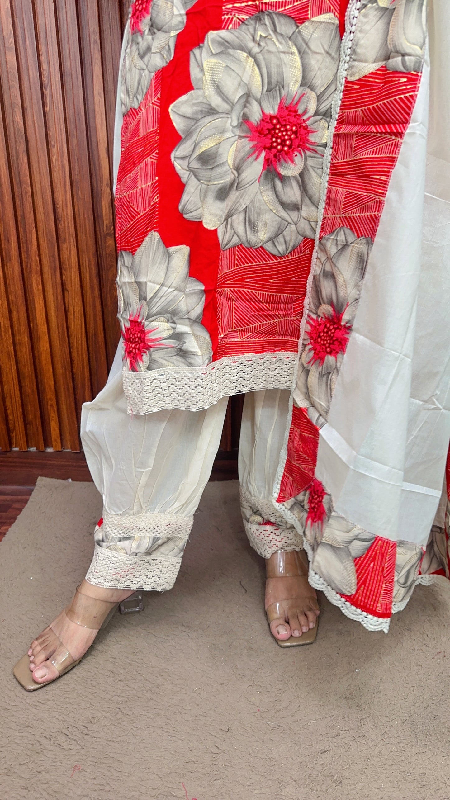 Schifli Halter Neck Cotton suit