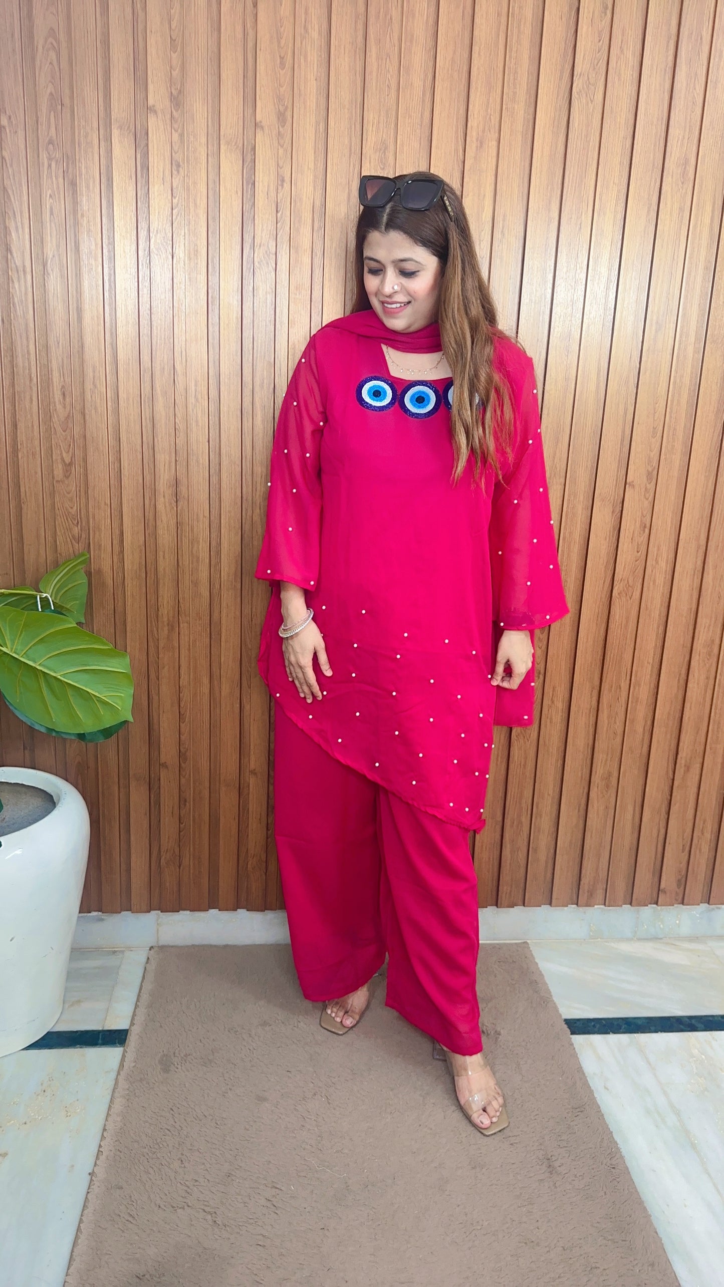 Evil Eye Asymmetrical Suit