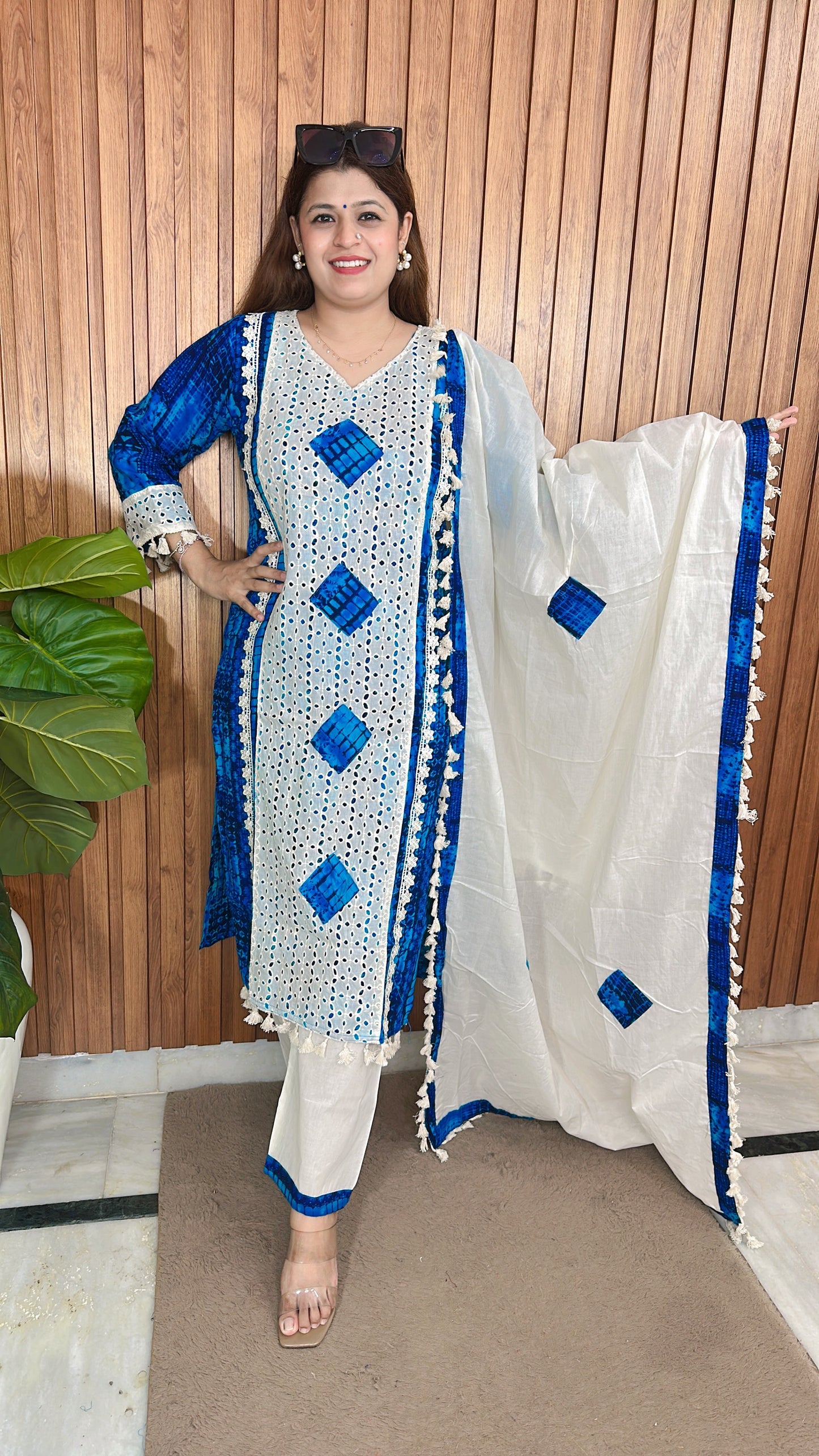 Schifli Designer Cotton Suit