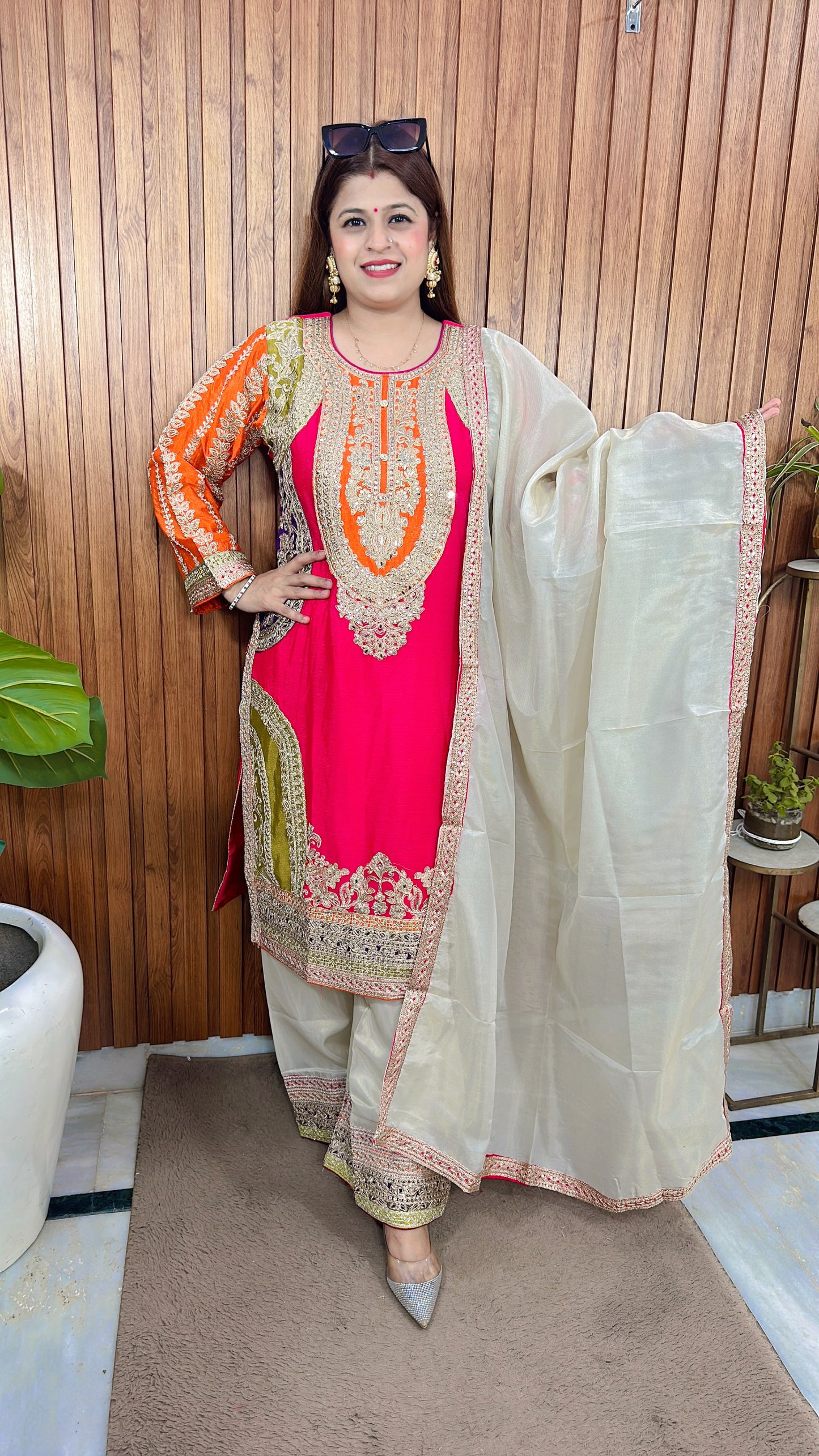 Saanvi premium Karwa chauth special suit
