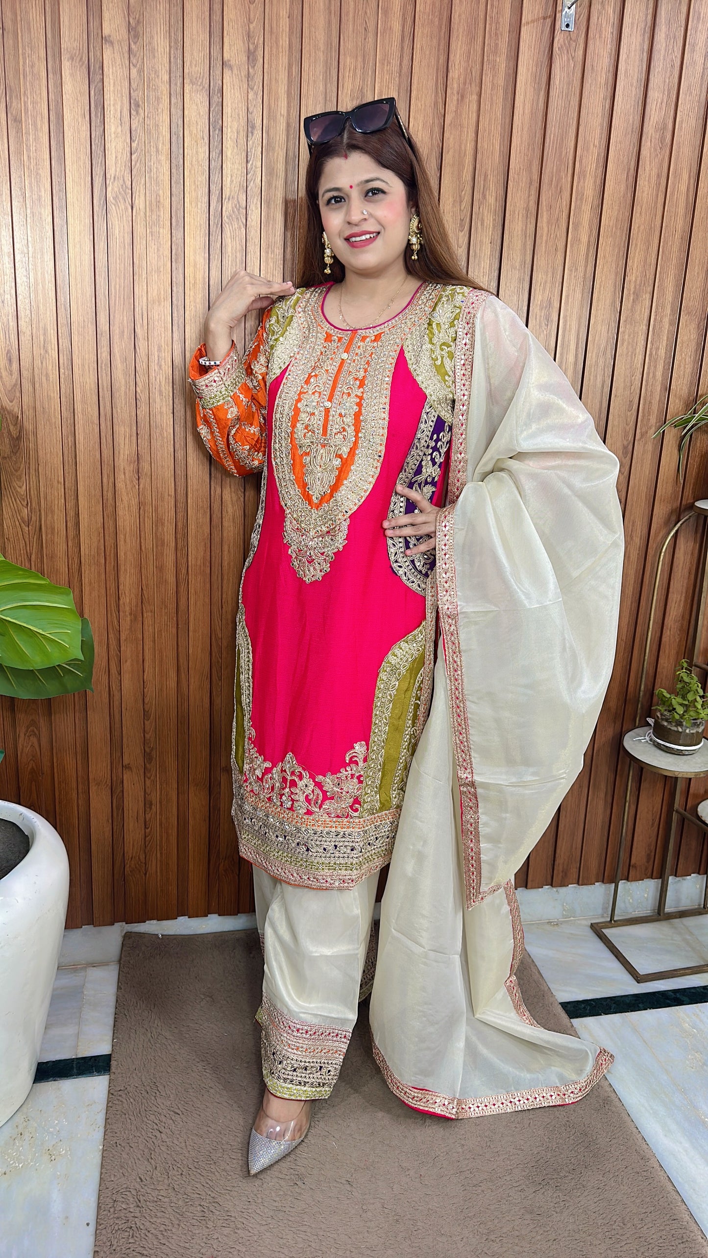 Saanvi premium Karwa chauth special suit