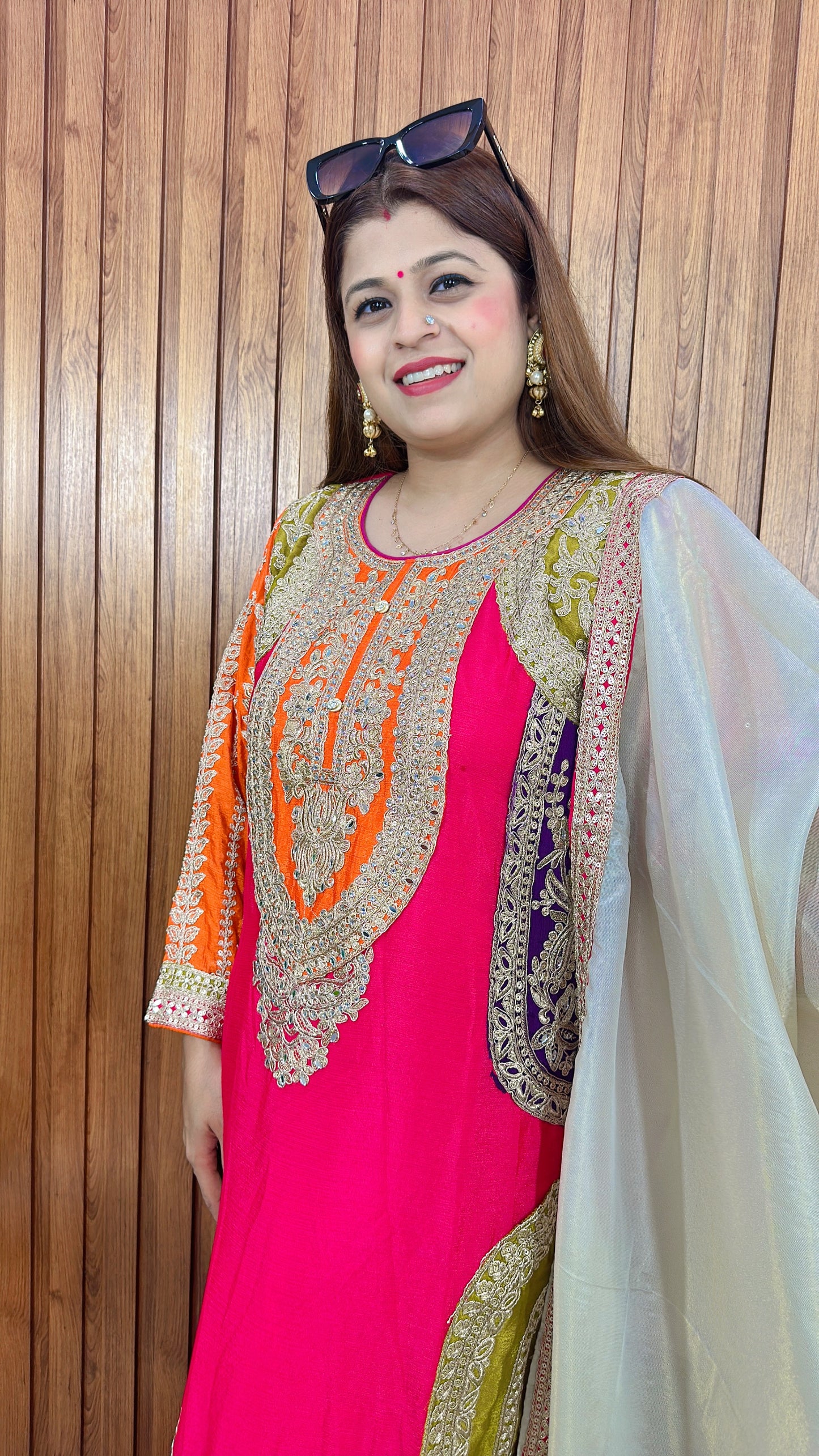 Saanvi premium Karwa chauth special suit
