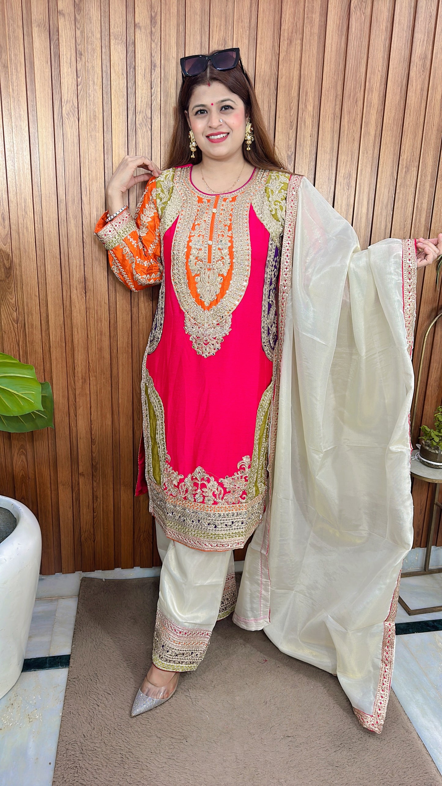 Saanvi premium Karwa chauth special suit