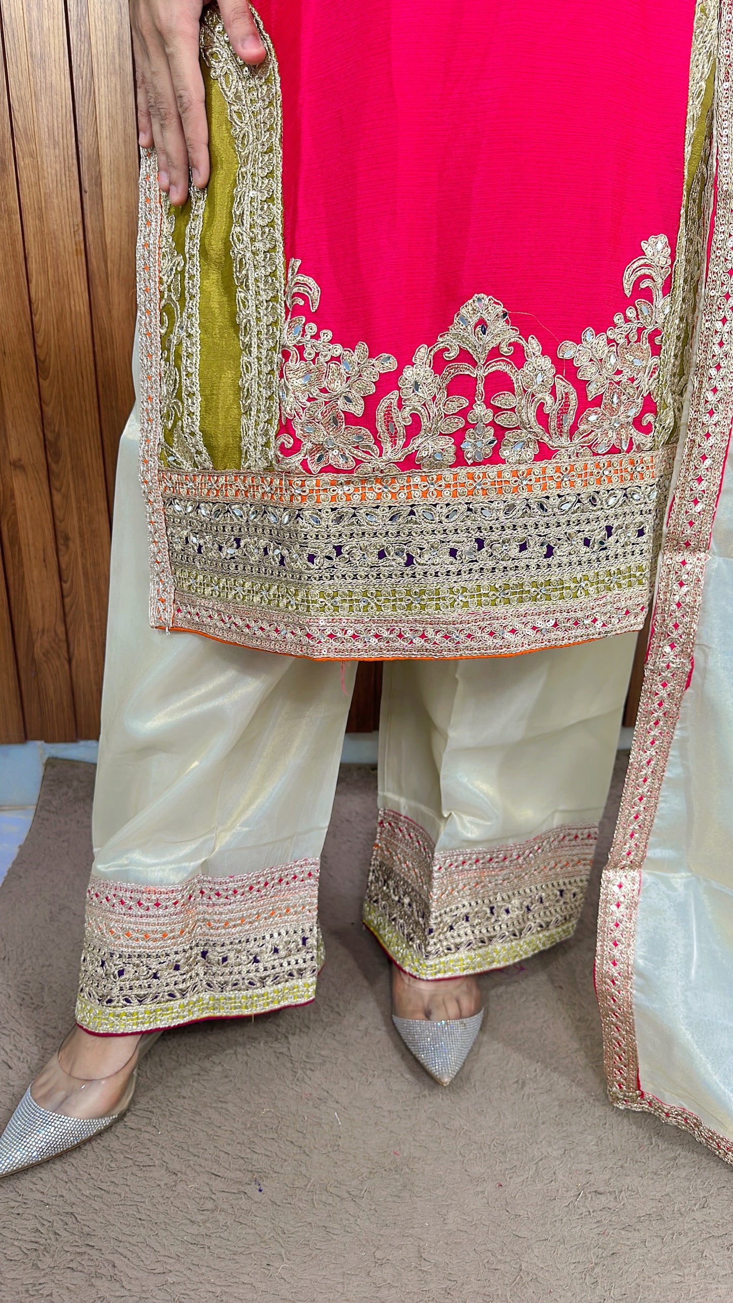 Saanvi premium Karwa chauth special suit