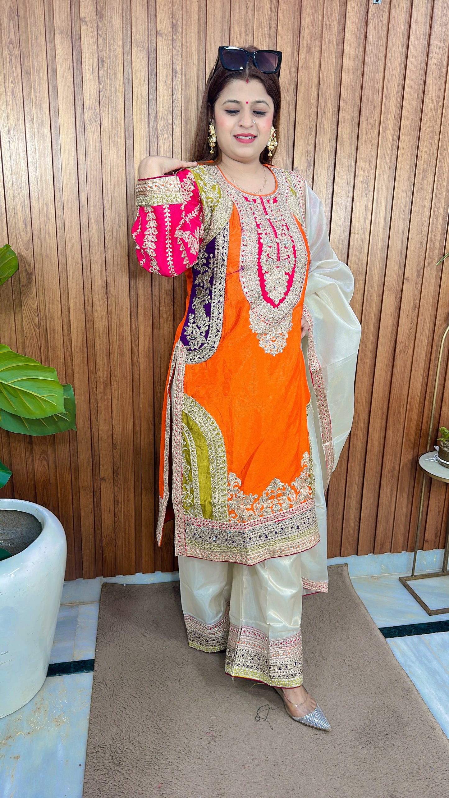 Saanvi premium Karwa chauth special suit
