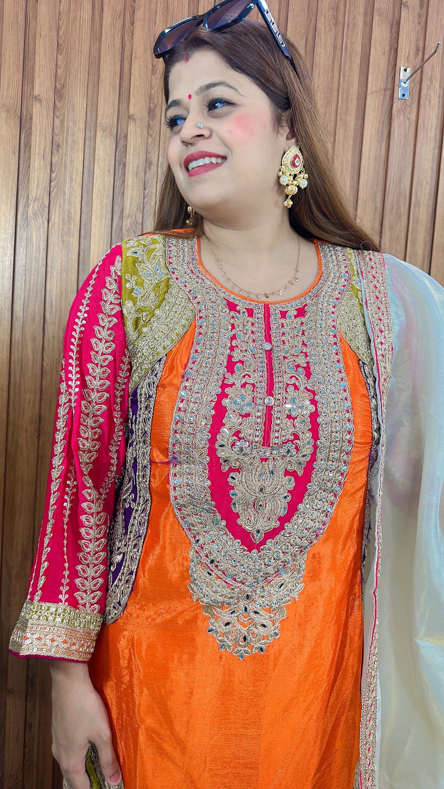Saanvi premium Karwa chauth special suit