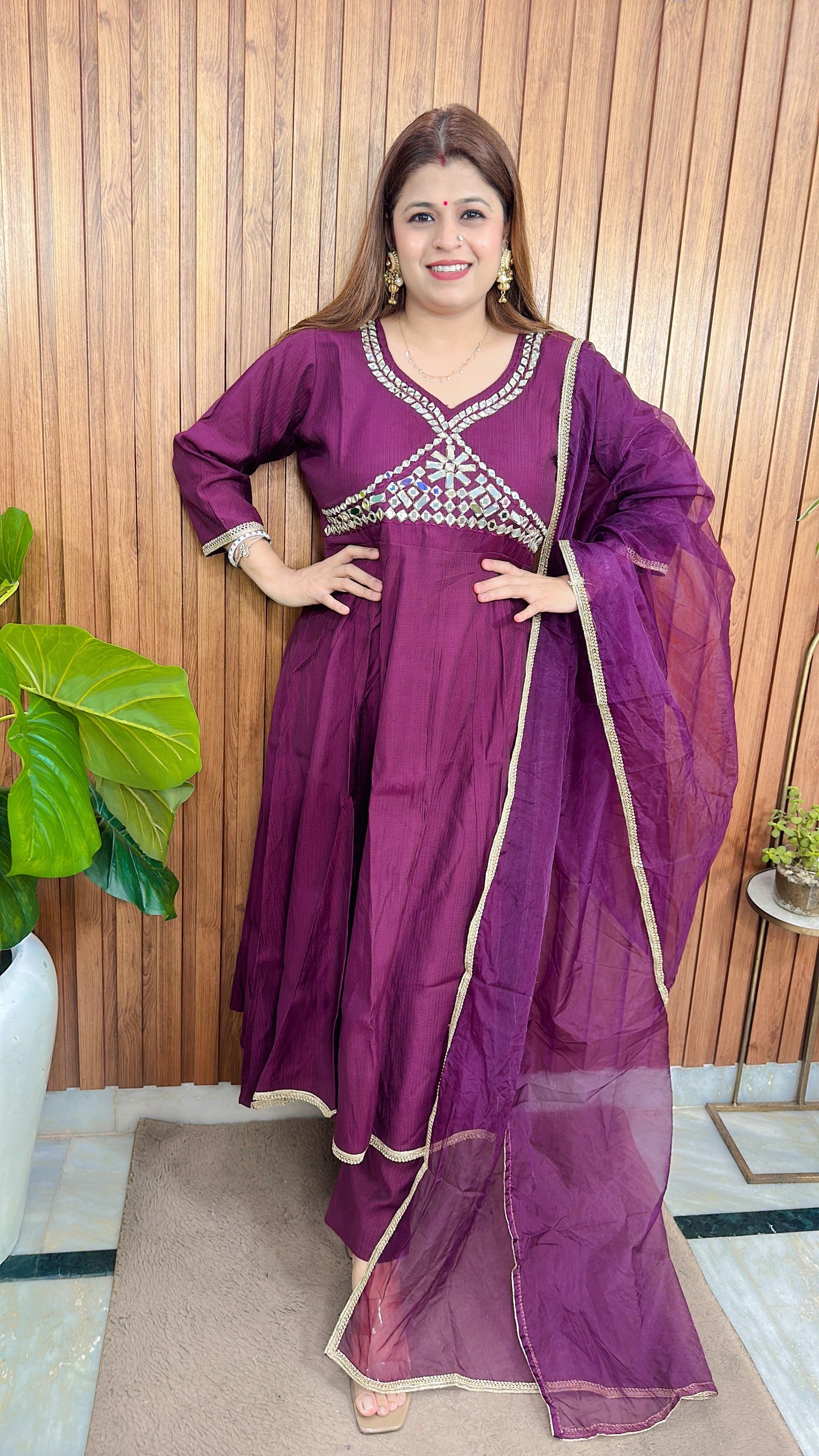 Noor Anarkali Suit With Dupatta