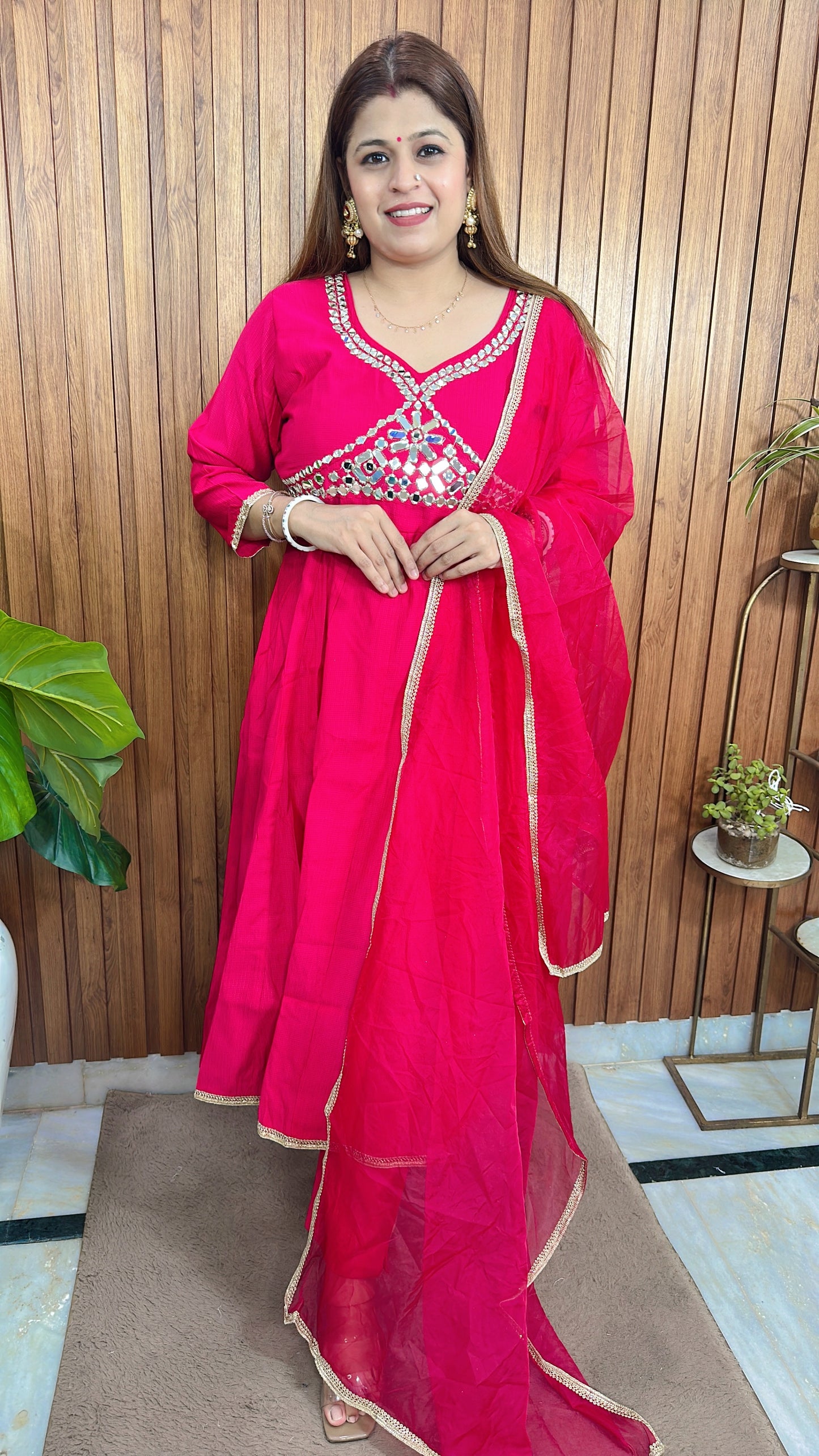 Noor Anarkali Suit With Dupatta