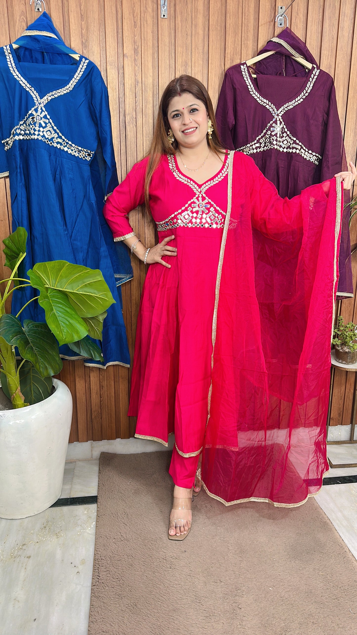 Noor Anarkali Suit With Dupatta