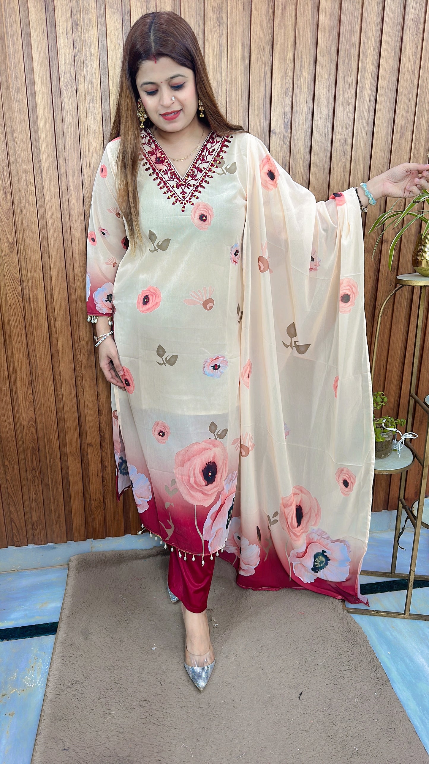 Ombre Pure Muslin Suit