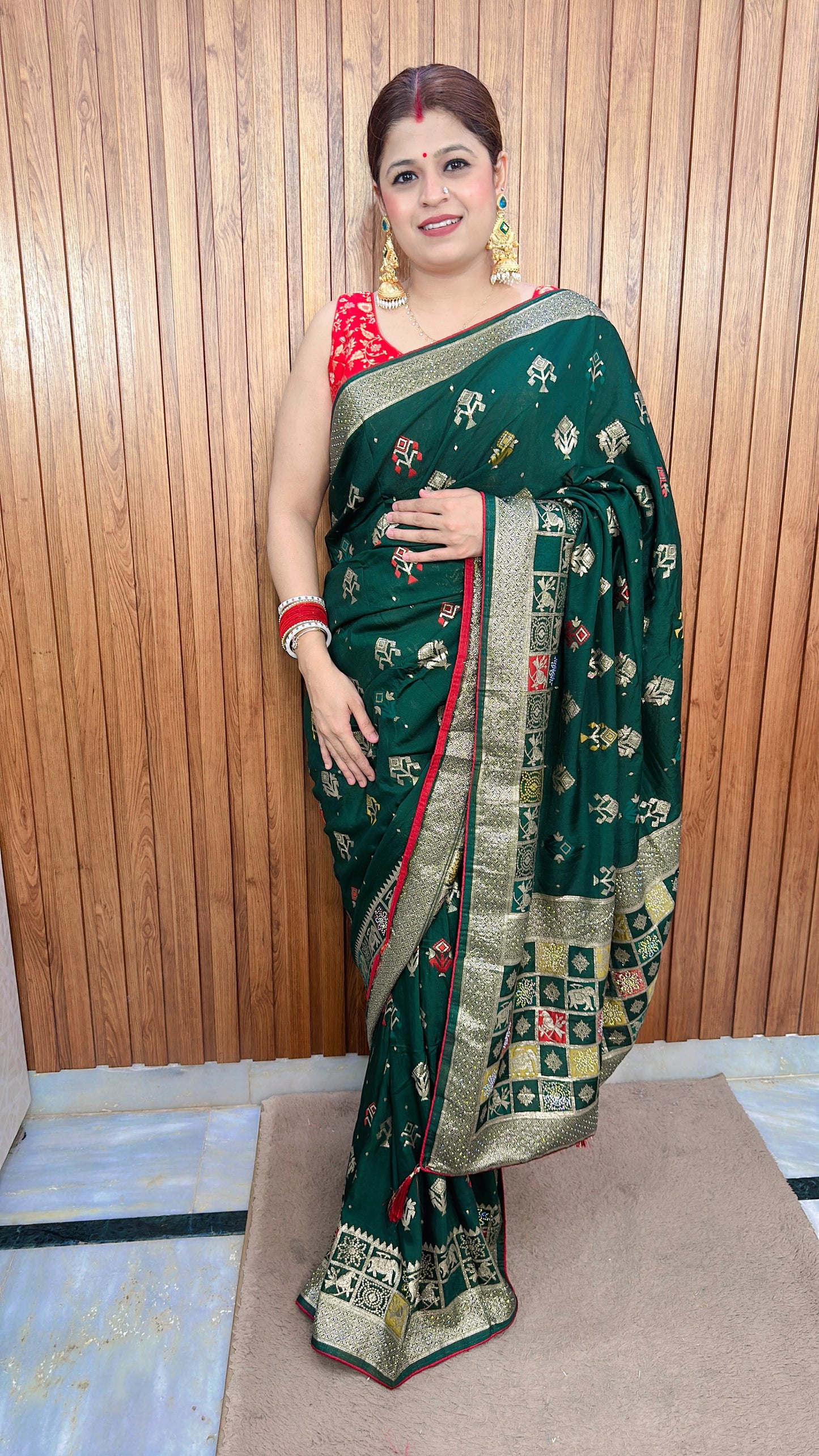 New Dola silk Banarasi saree