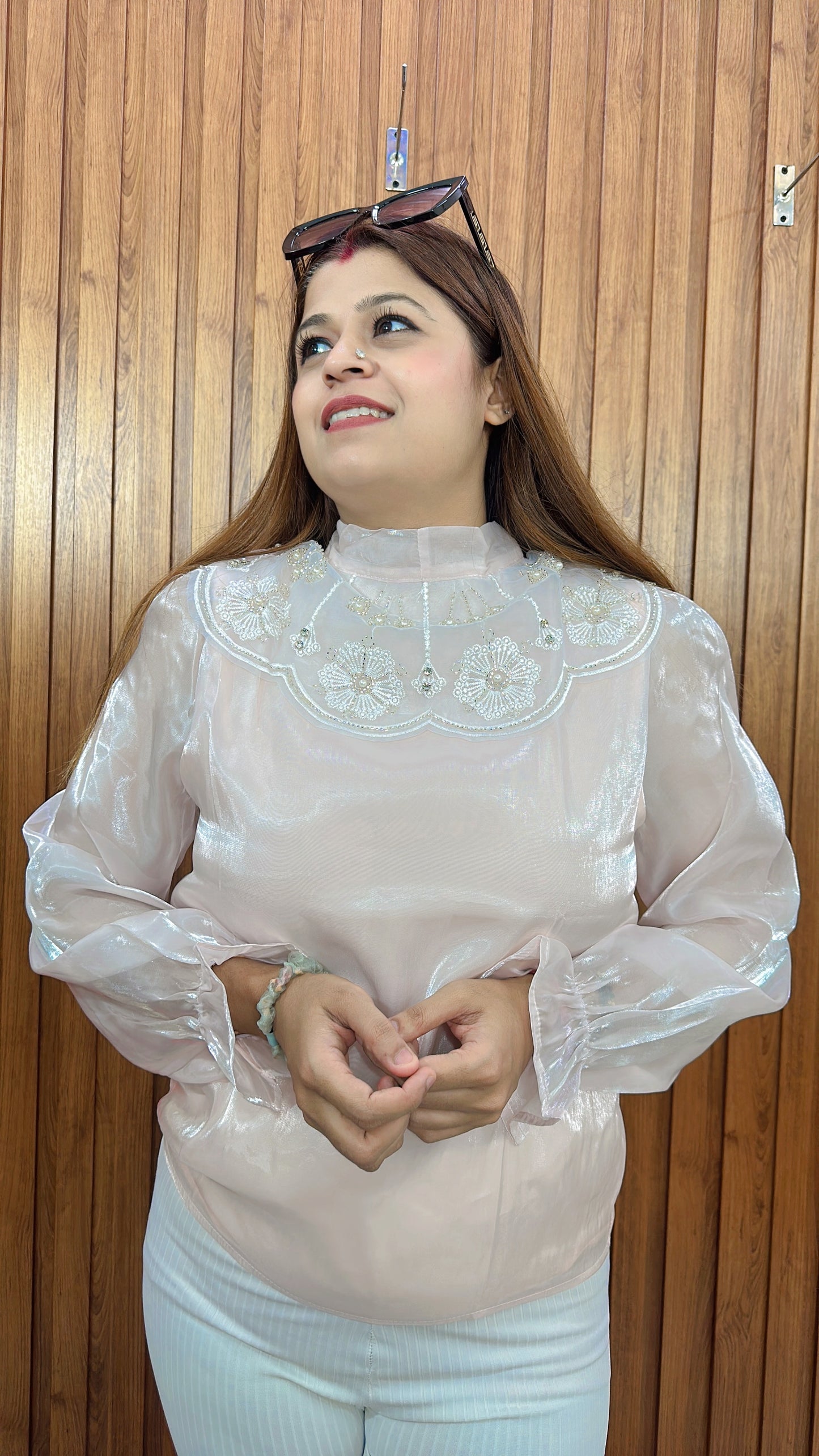 Korean Organza Top