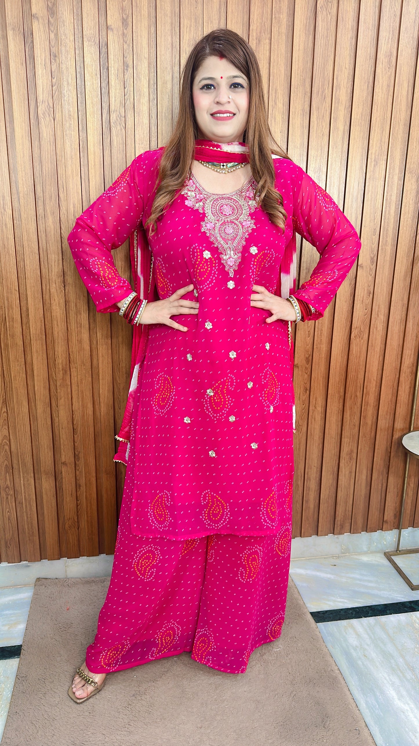 Bandhej-e-Noor Glow Suit set