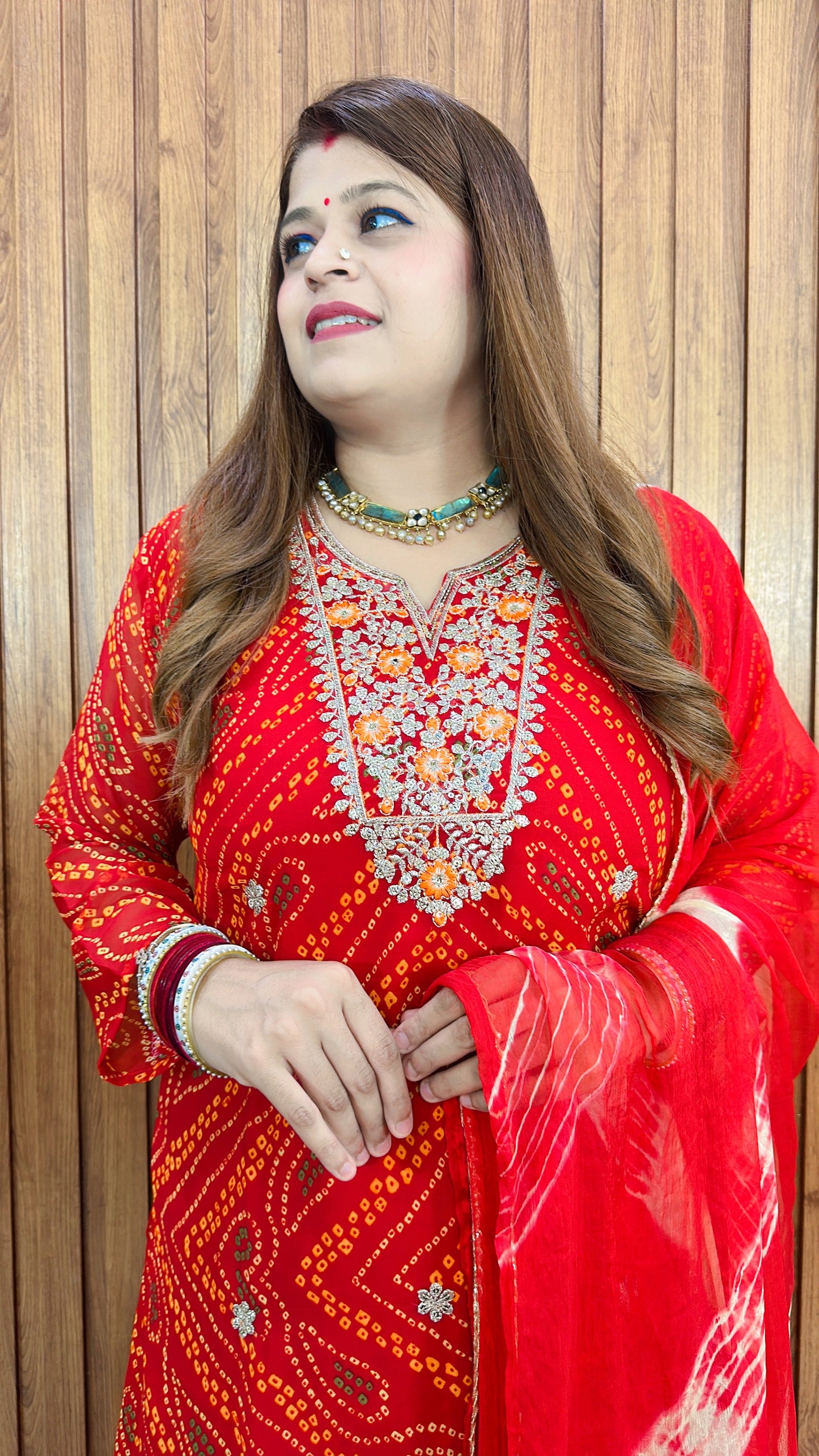 Bandhej-e-Noor Glow Suit set