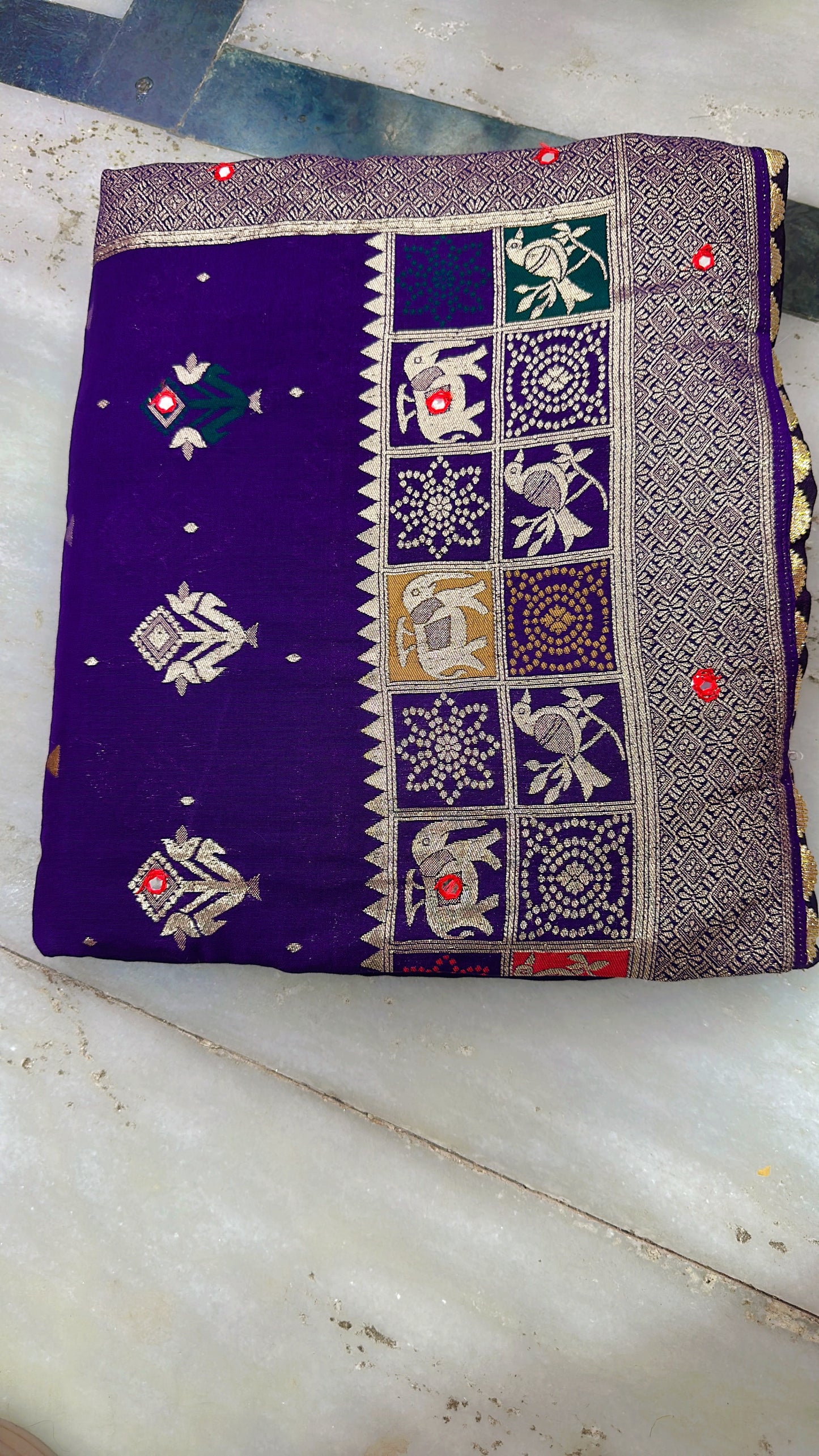 New Dola silk Banarasi saree