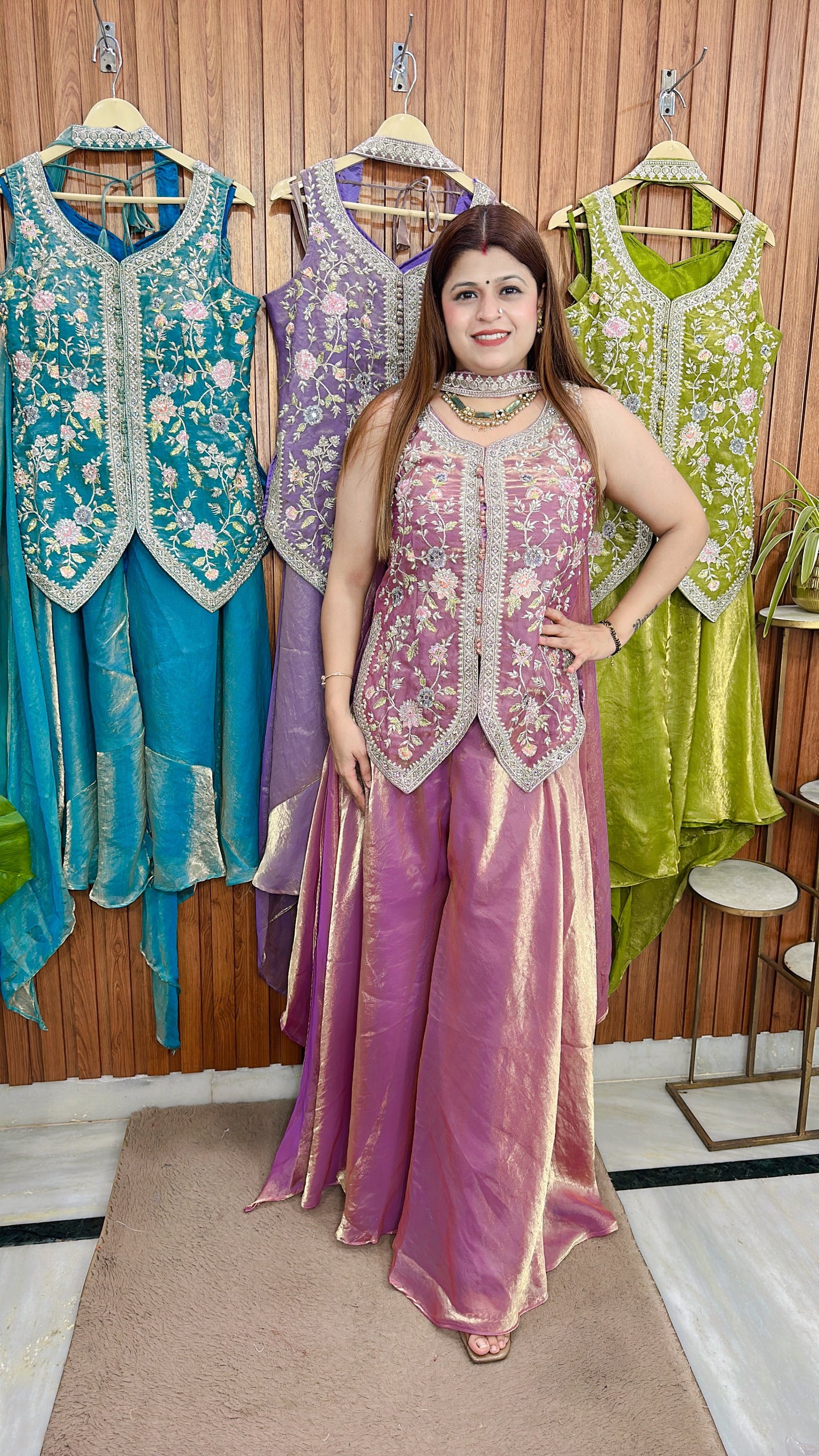 Sehhzadi Divider Three Piece Set