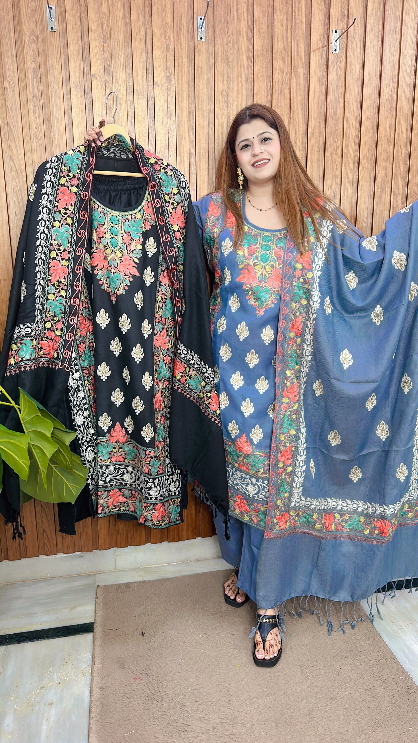 Kashmiri pashmina suit set