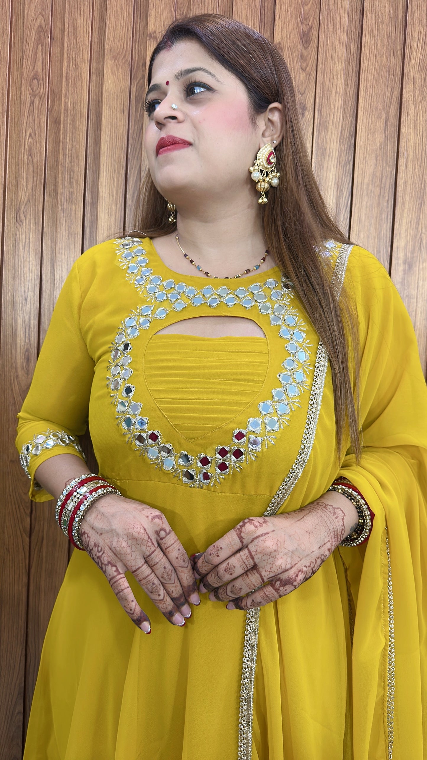 Premium Oval neck Anarkali suit
