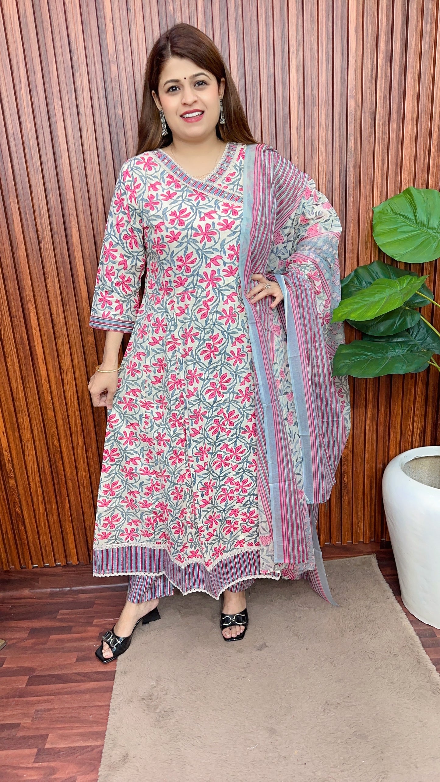 Summer Anarkali suit set