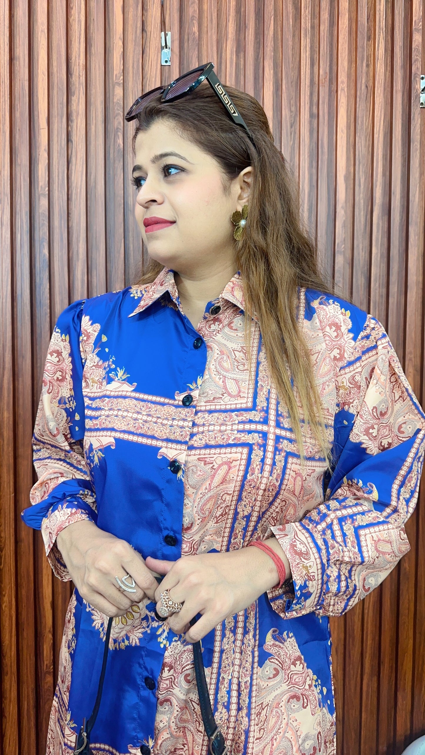 Digital Print silk Coord set