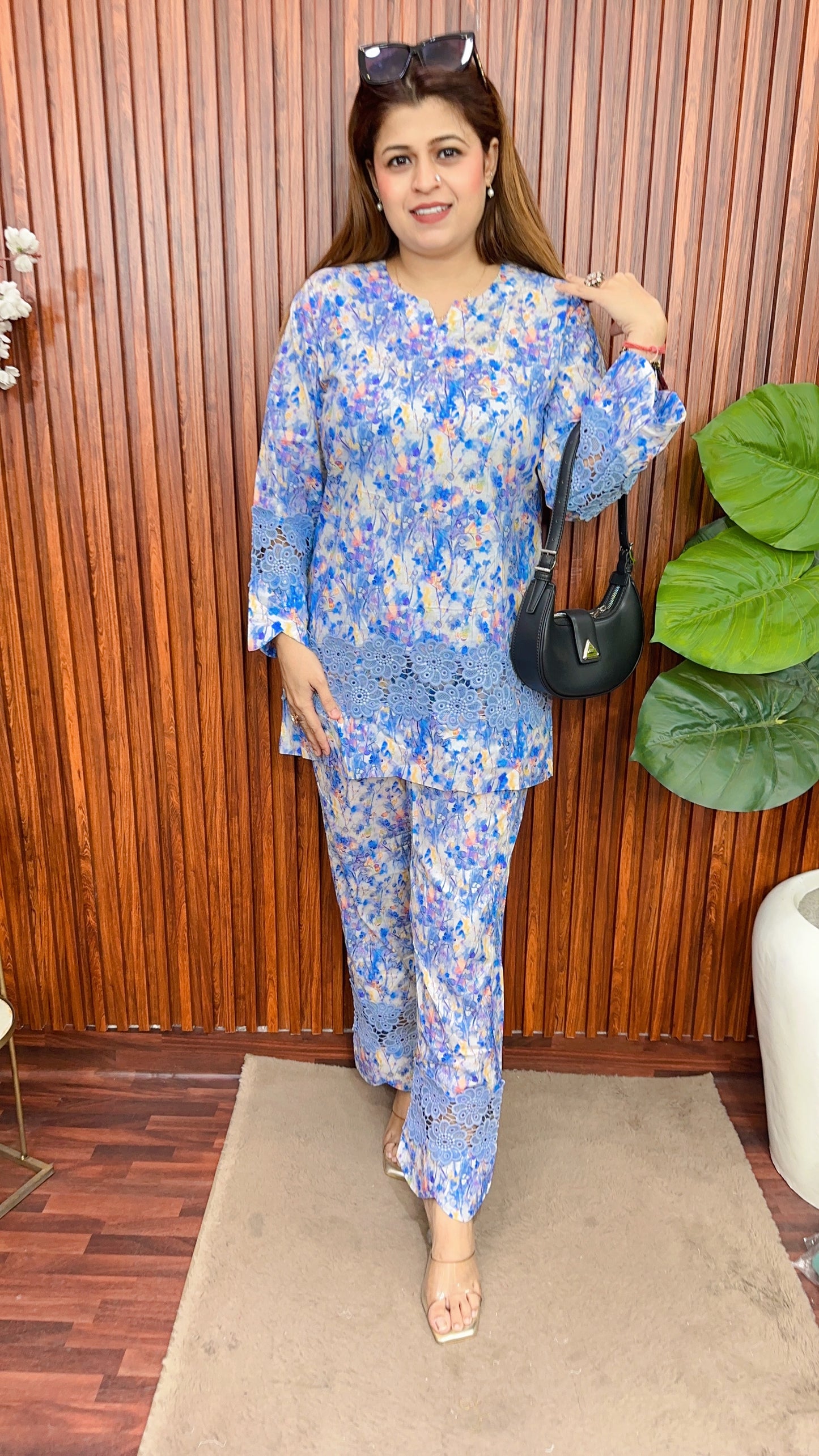 Cotton Schifli coord set