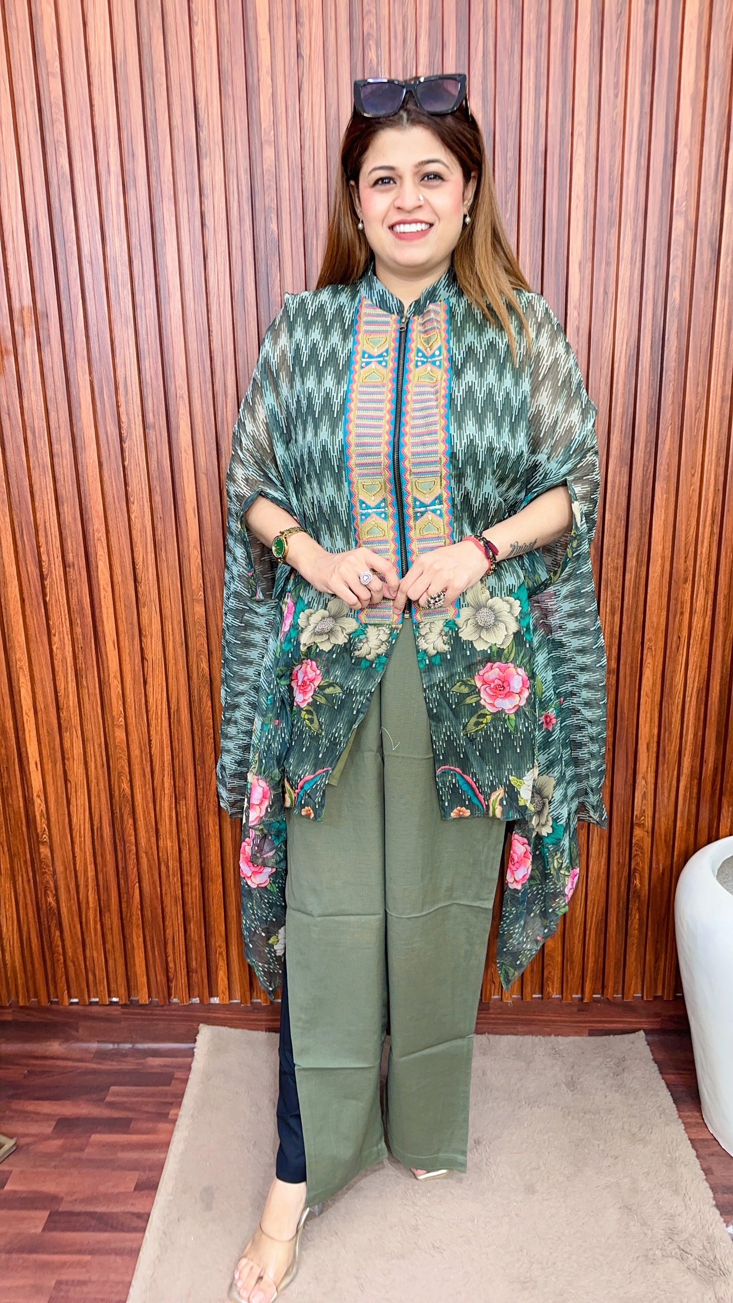 Georgette kaftan set