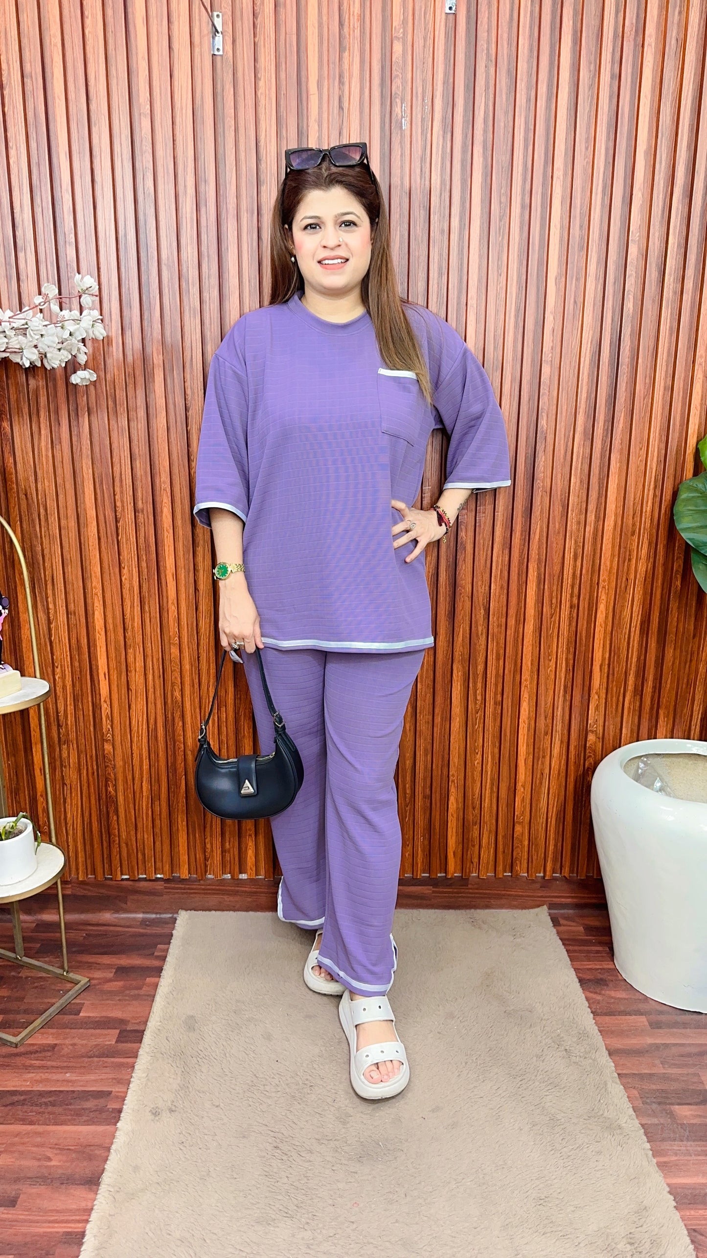 Airport look trendy coord set