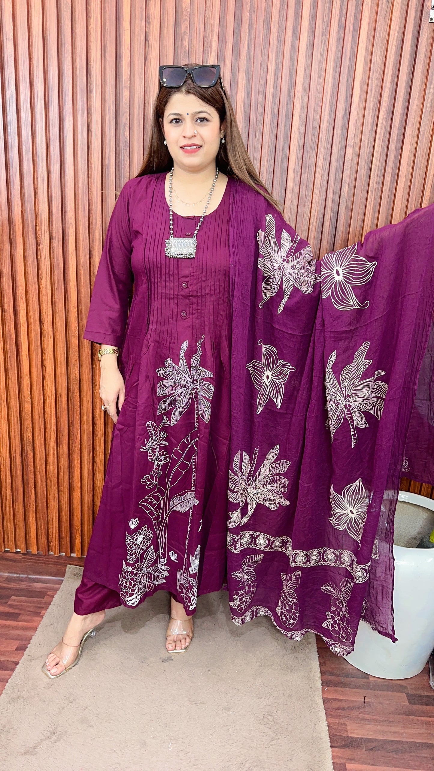 Coconut pure cotton suit