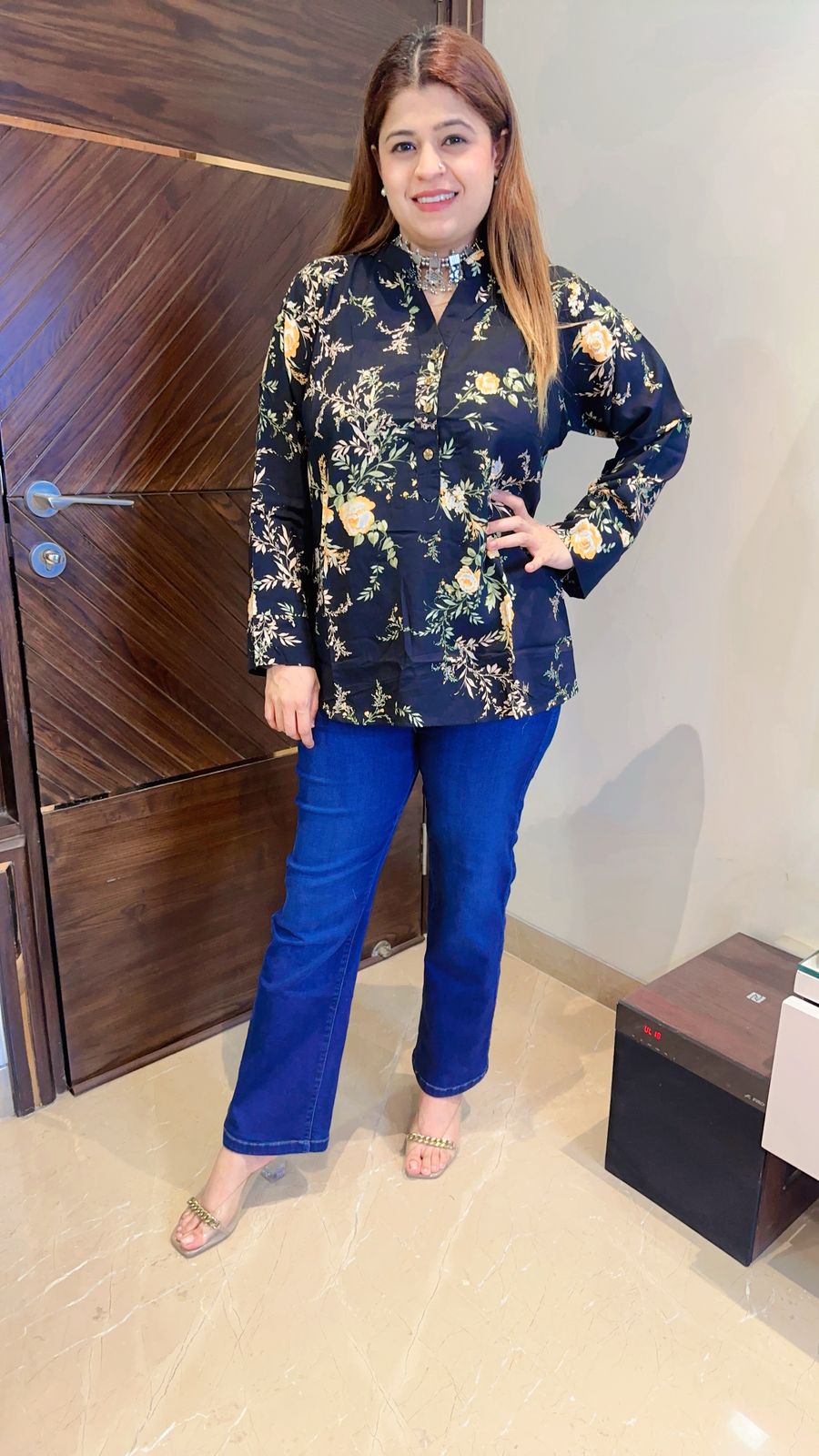 Pure cotton printed Top short kurta