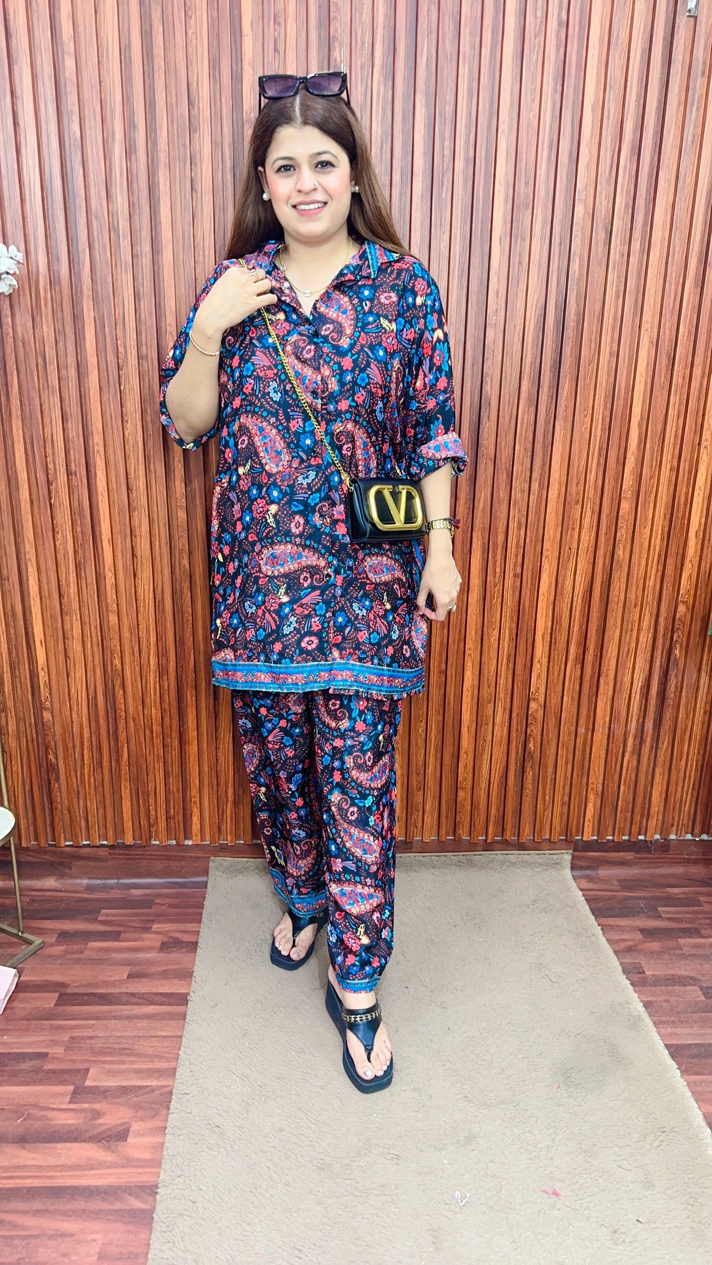 China silk coord set