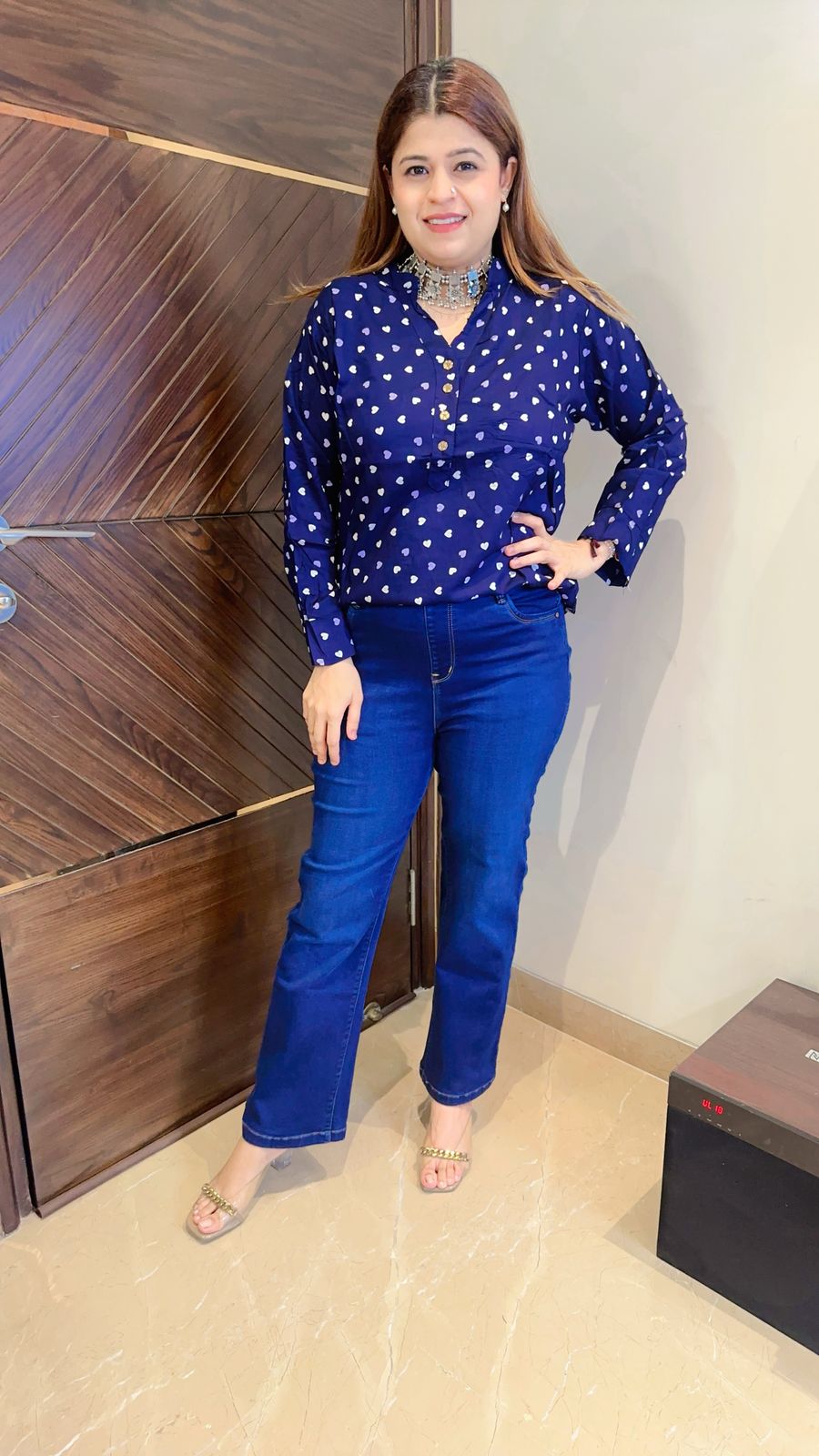 Pure cotton printed Top short kurta