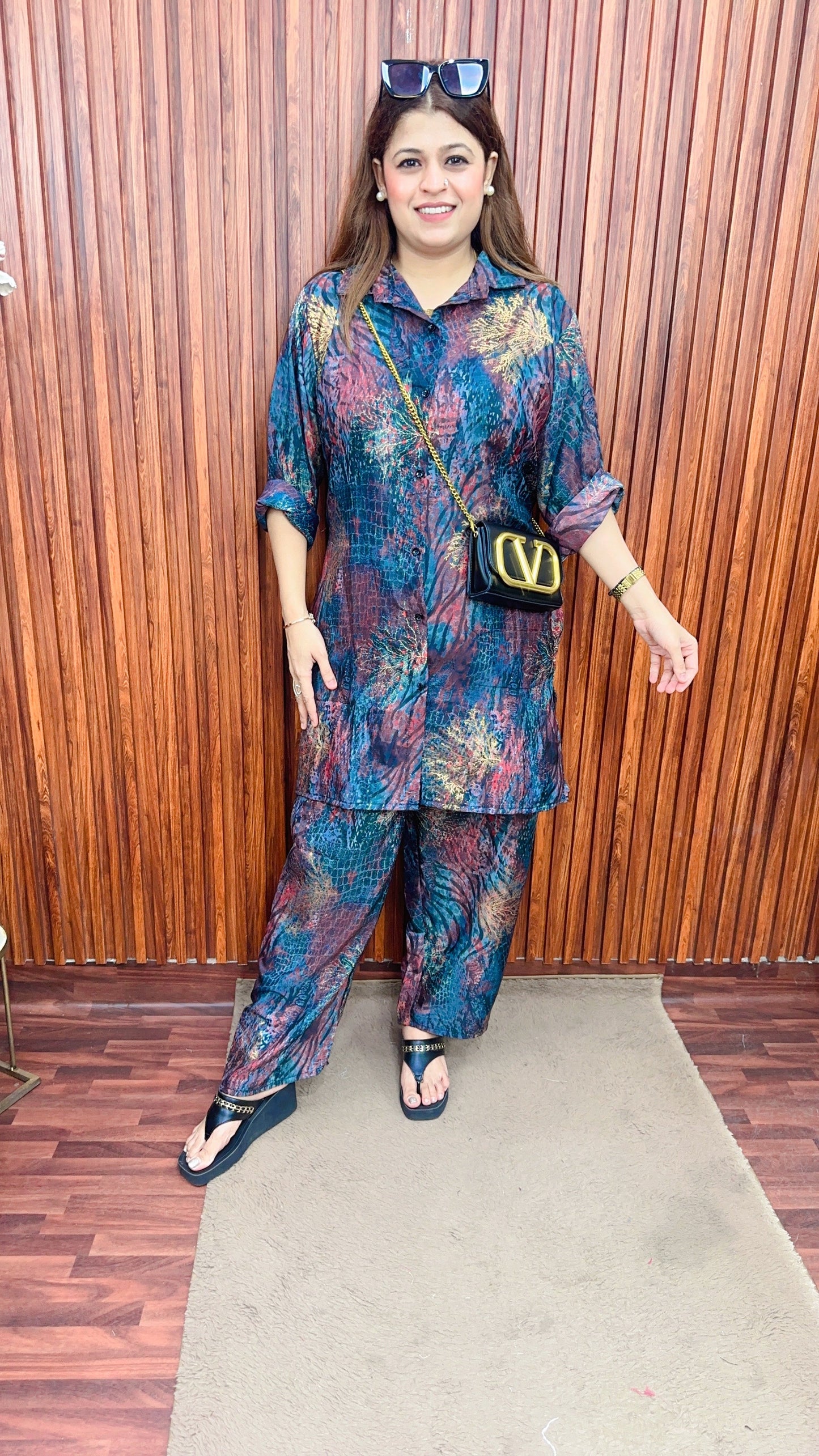 China silk coord set