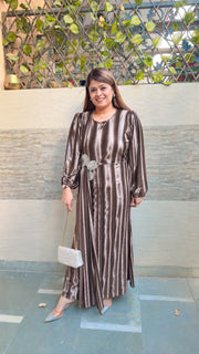 Velvet long dress