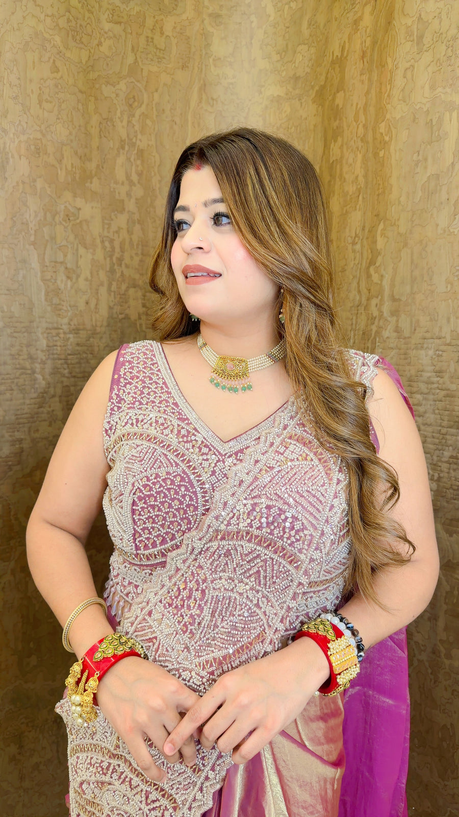Shimmer Queen Saree