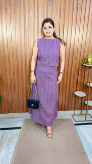 Premium Cotton Hakoba Skirt Set
