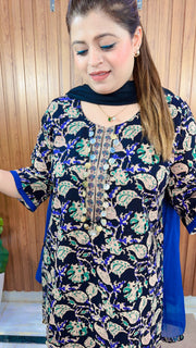 Naveera Cotton Farshi Three Piece Suit