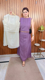 Premium Cotton Hakoba Skirt Set